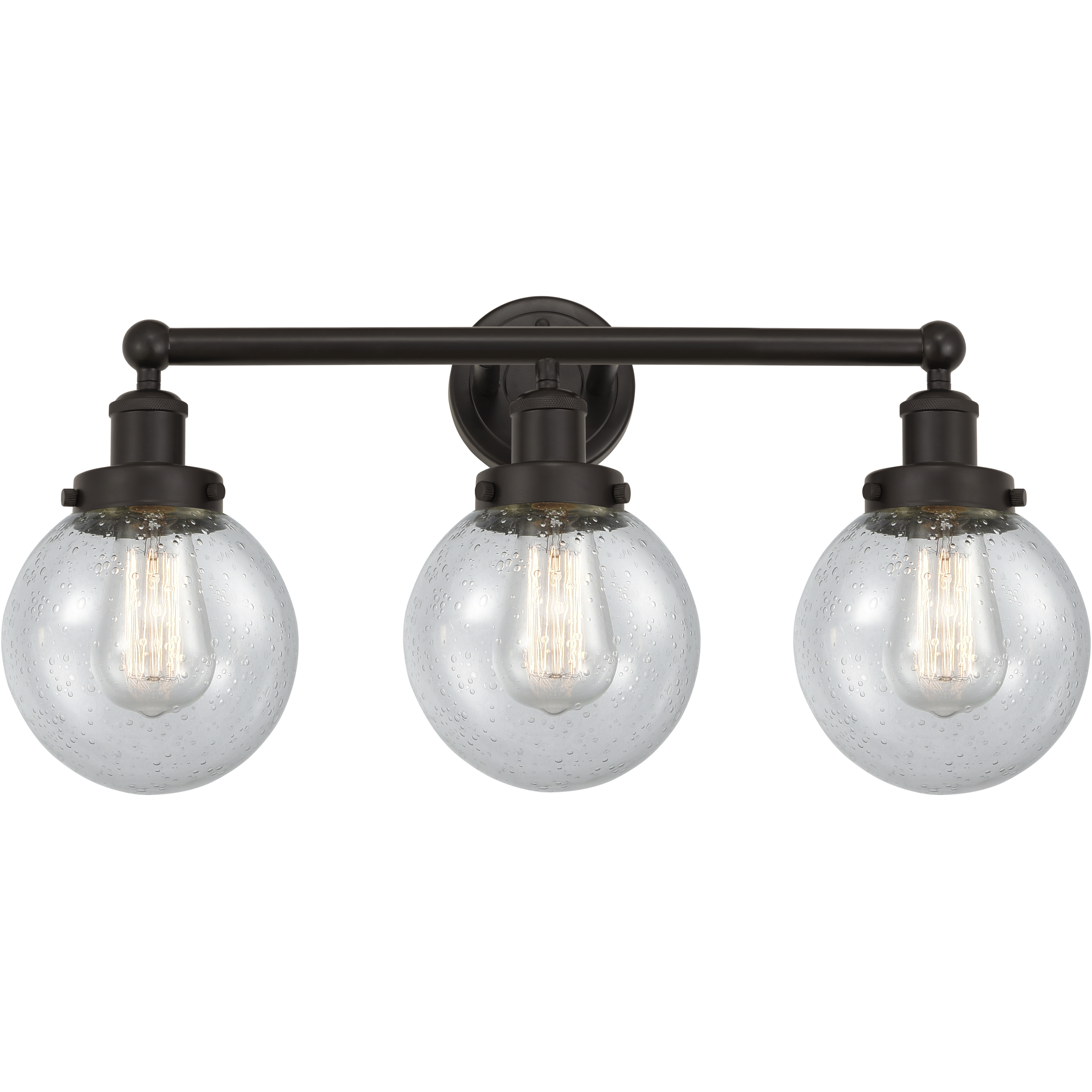 Beacon 3 Light 24.5 inch Oil Rubbed Bronze Bath Vanity Light Wall Light