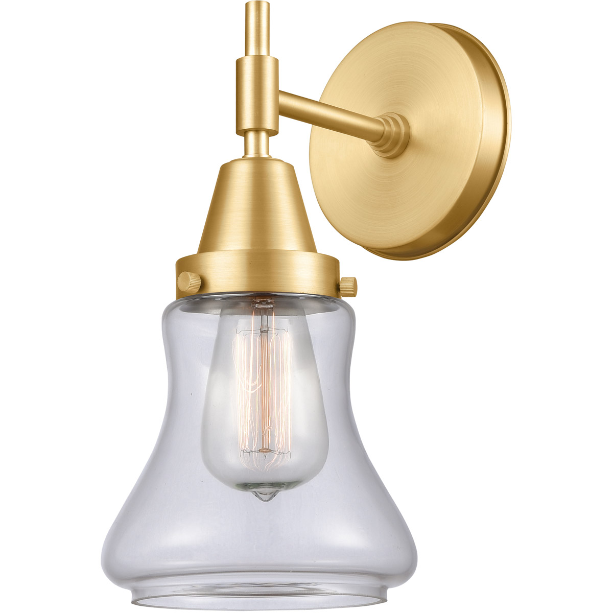 Caden 1 Light 6 inch Satin Gold Sconce Wall Light