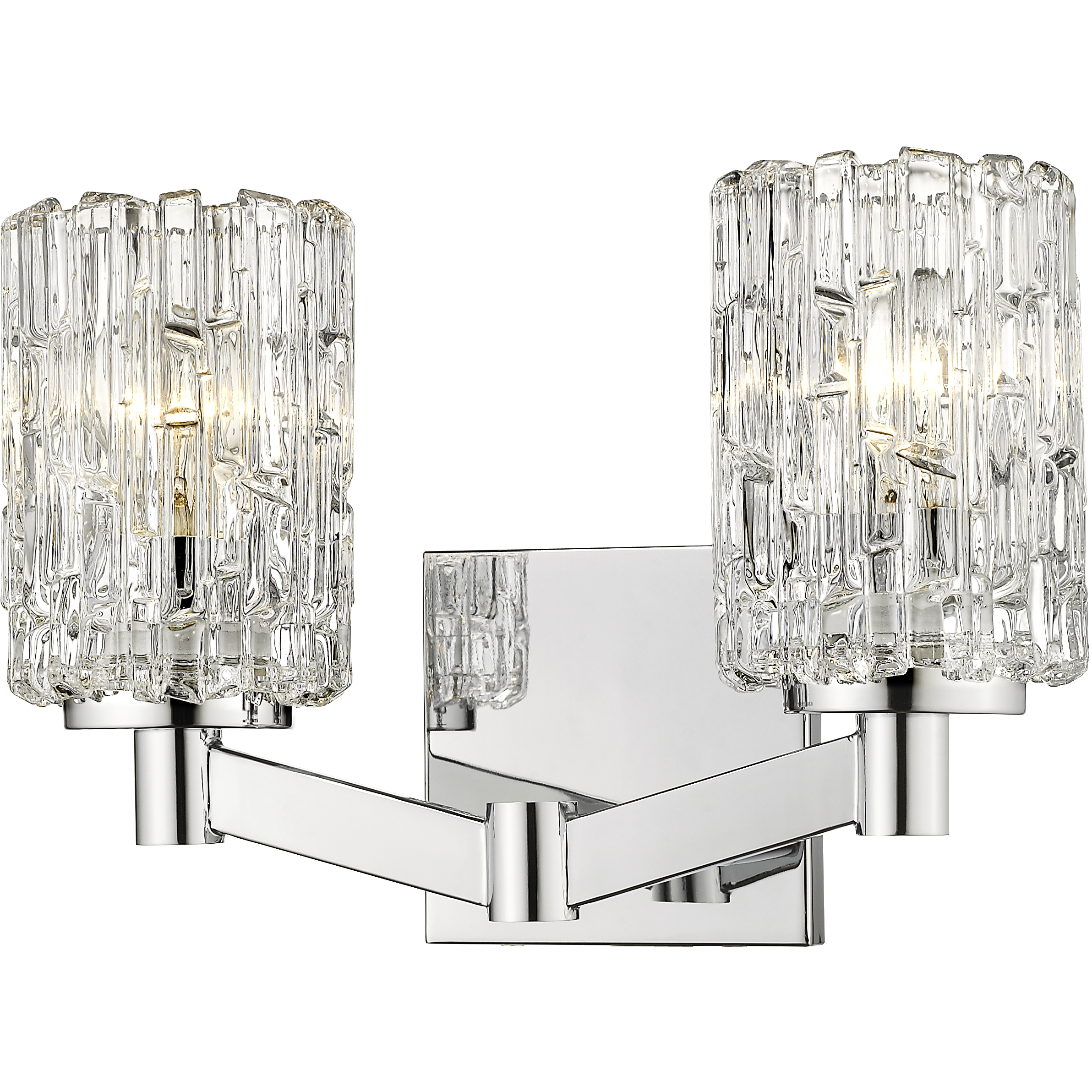 Aubrey 2 Light 13.5 inch Chrome Vanity Wall Light