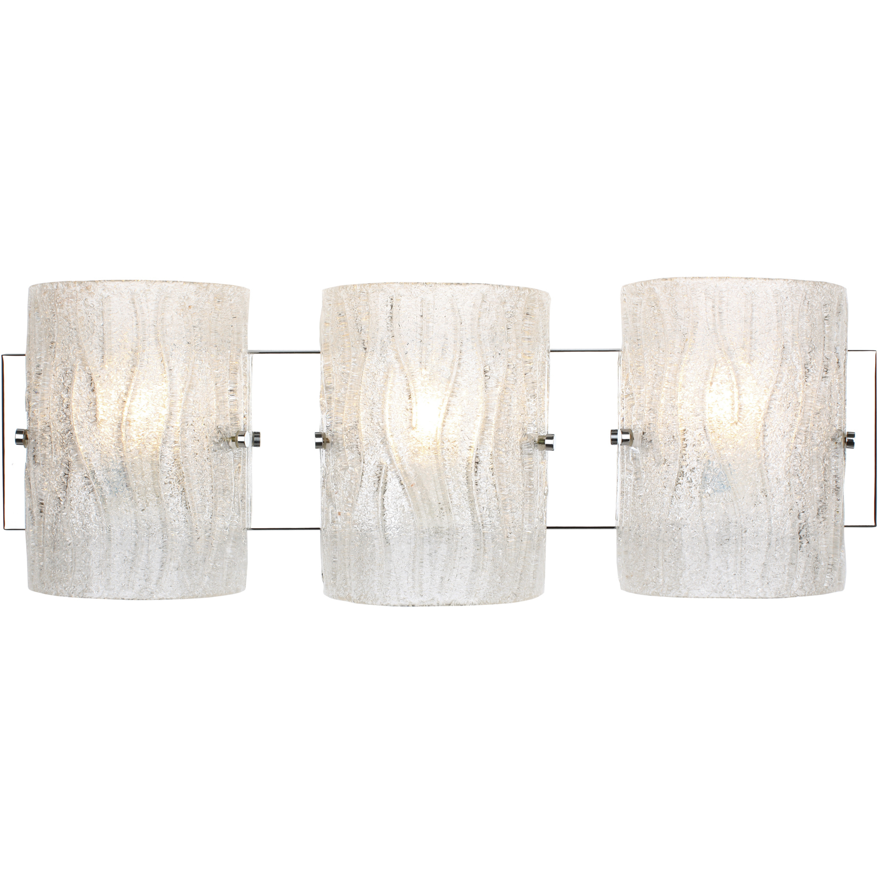 Brilliance 3 Light 23.25 inch Chrome Bath Vanity Light Wall Light