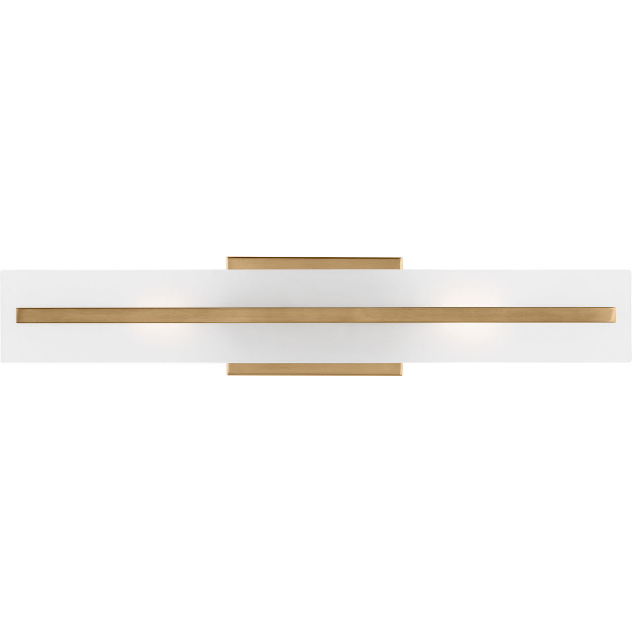 Dex 2 Light 4.75 inch Satin Brass Bath Vanity Wall Light