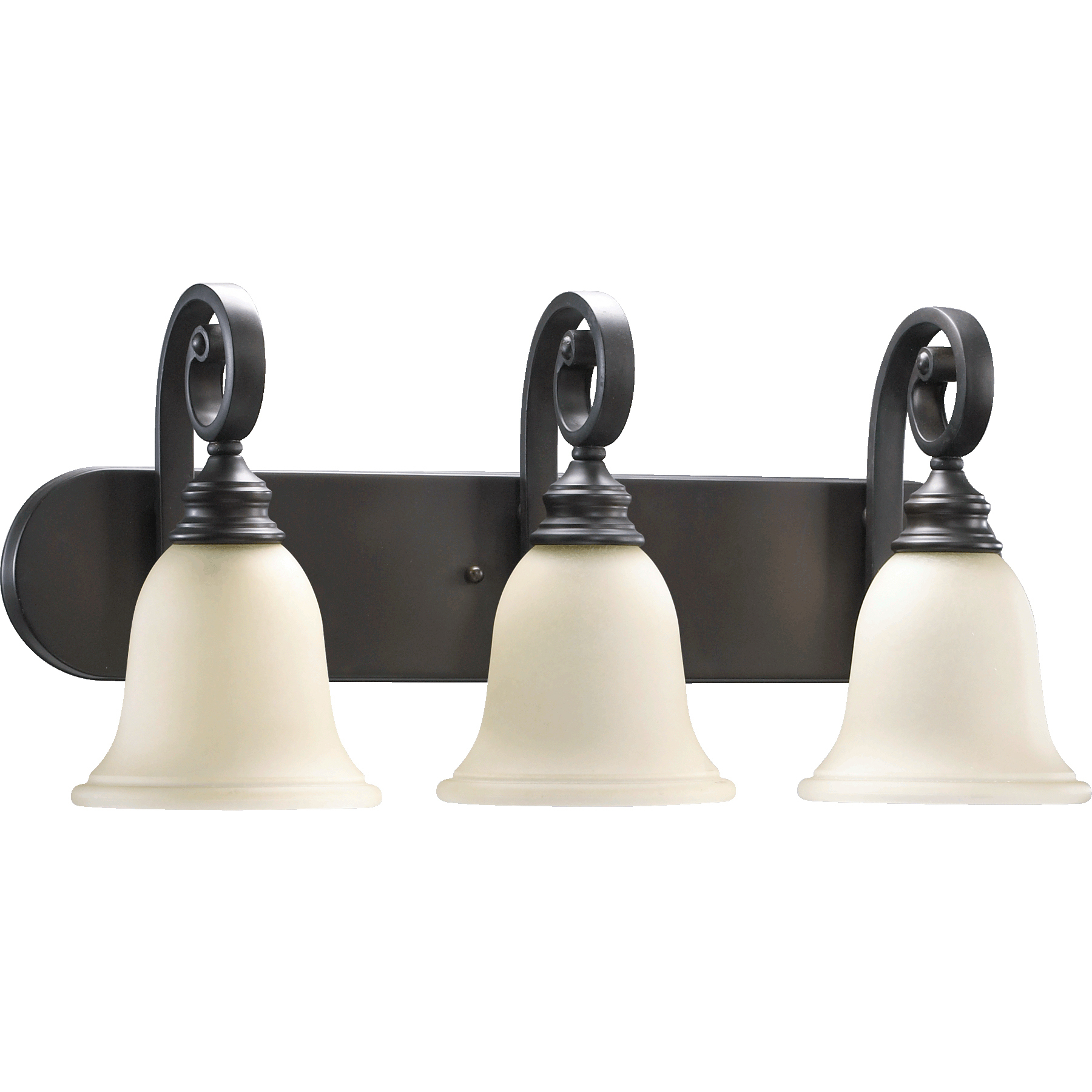 Bryant 3 Light 23.25 inch Oiled Bronze Vanity Light Wall Light in Amber Scavo
