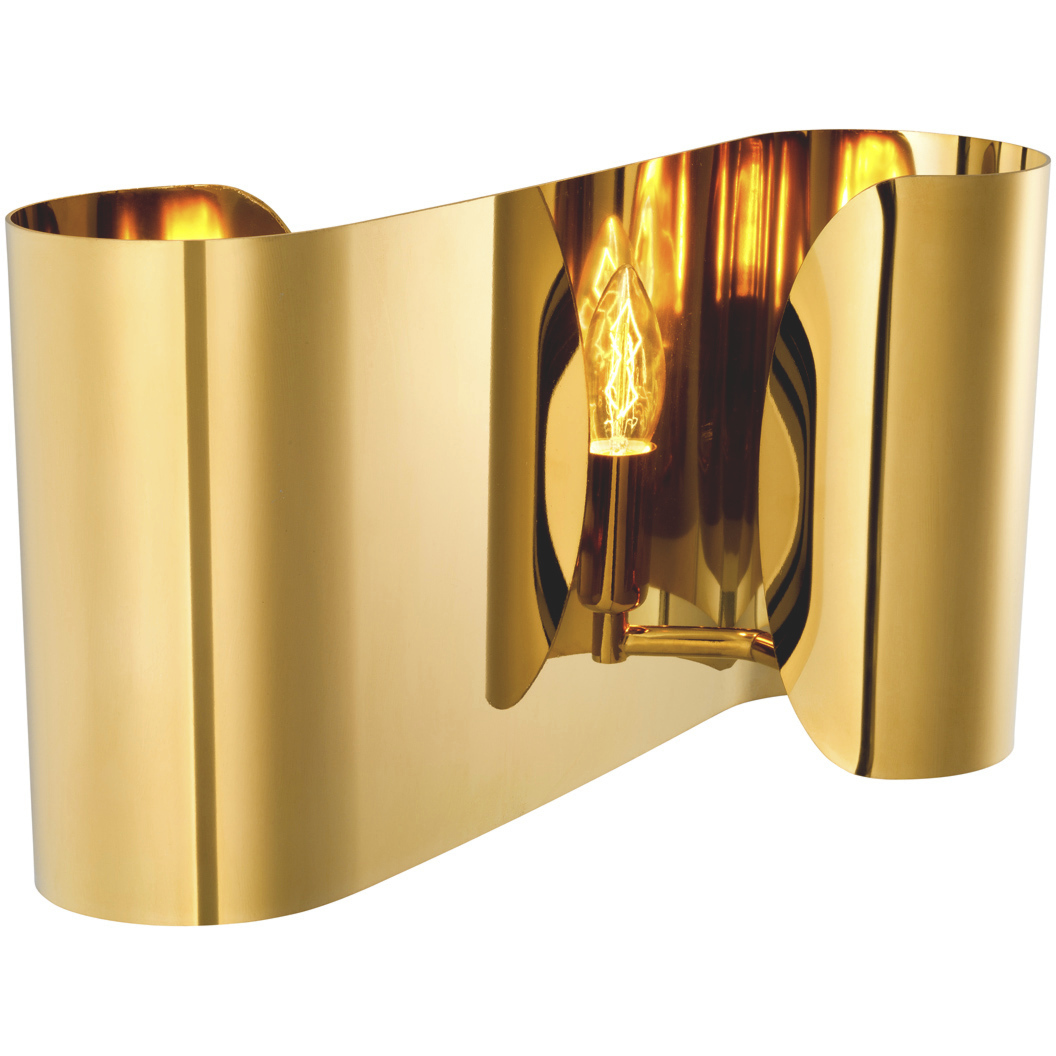 Crawley 2 Light 14.96 inch Gold Wall Lamp Wall Light