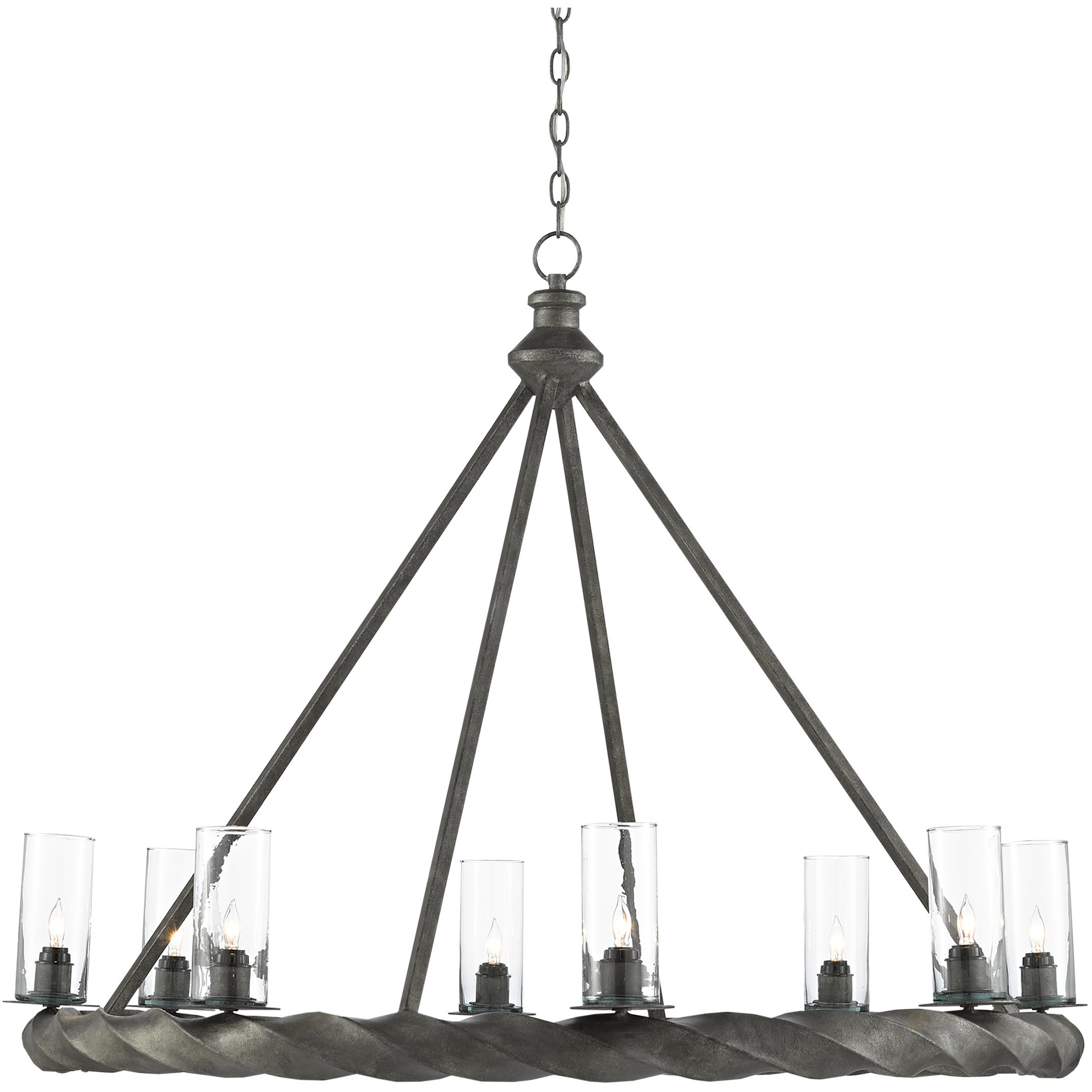 Orson 8 Light 45 inch Light Mole Chandelier Ceiling Light