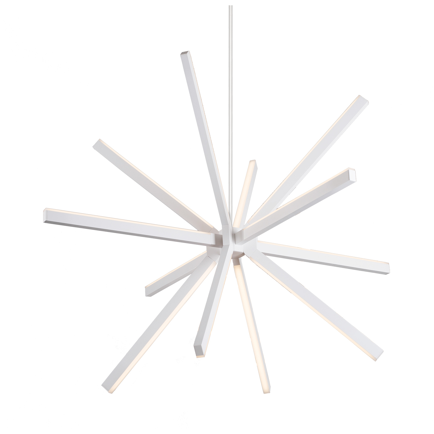 Sirius LED 46.13 inch White Chandelier Ceiling Light