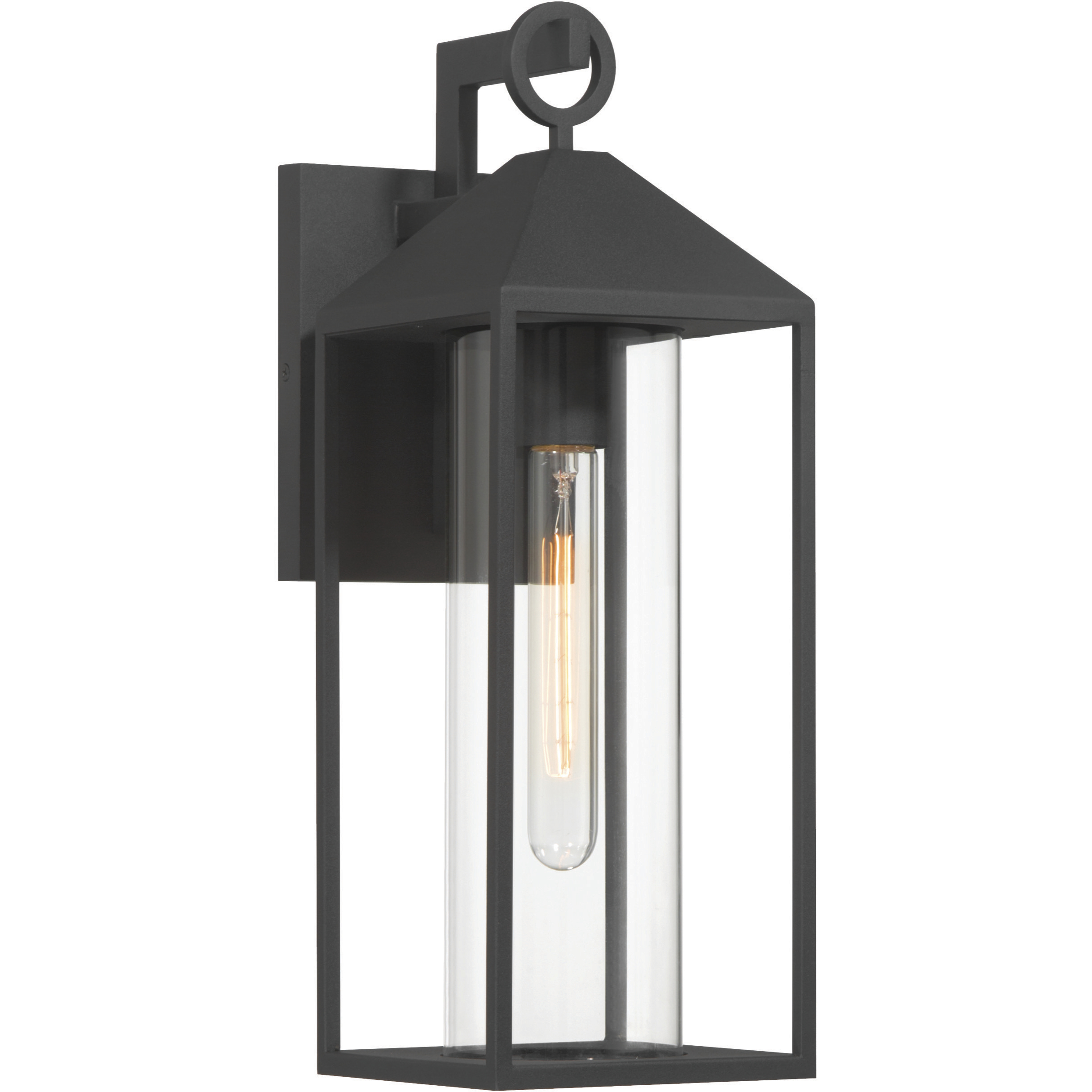 Portside 1 Light 17.5 inch Black Outdoor Wall Sconce