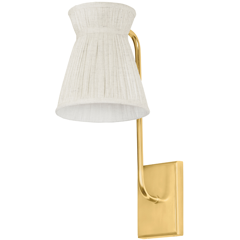 Hollywood 1 Light 7.5 inch Aged Brass Wall Sconce Wall Light
