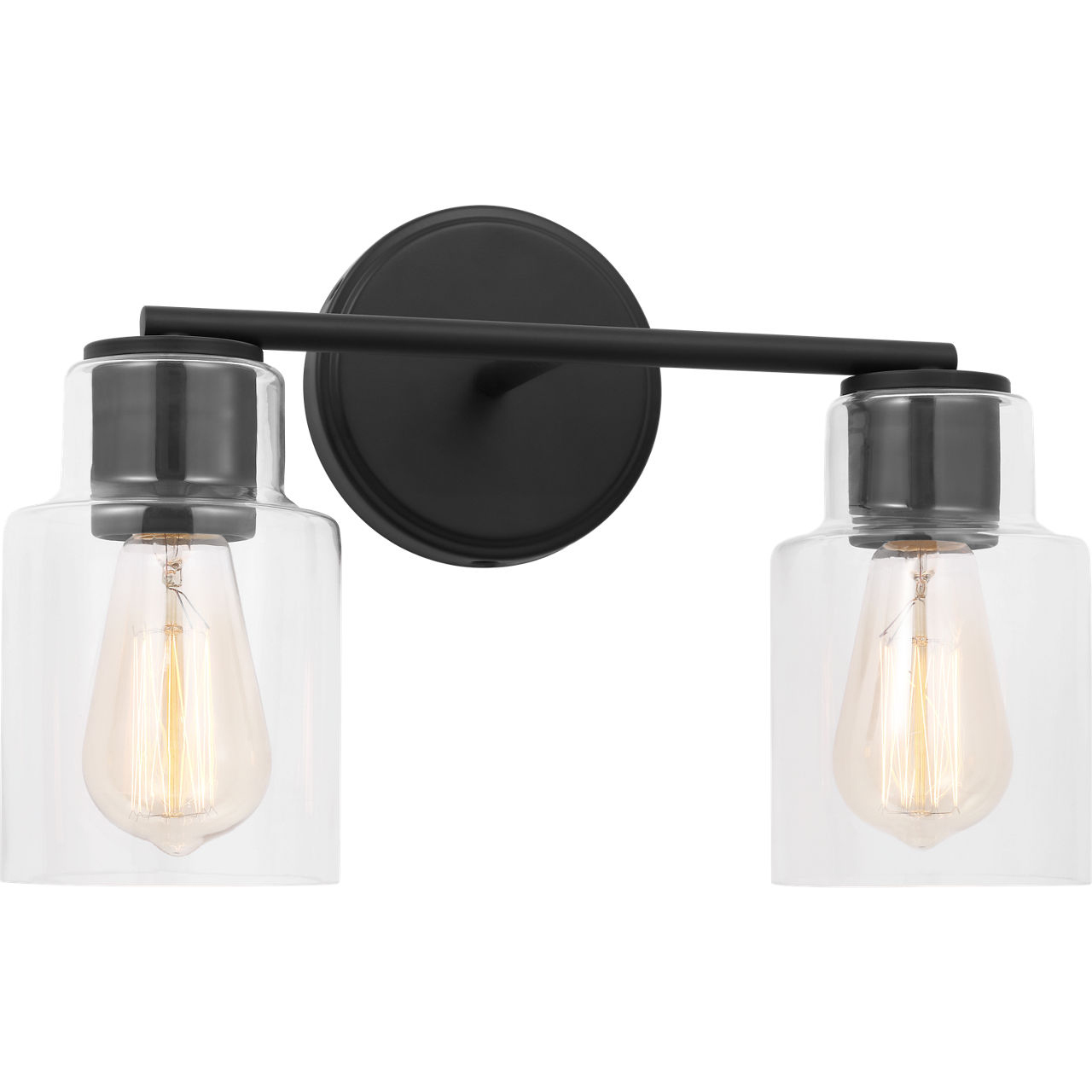 Drew & Jonathan Sayward 2 Light 14.13 inch Midnight Black Wall Bath Fixture Wall Light