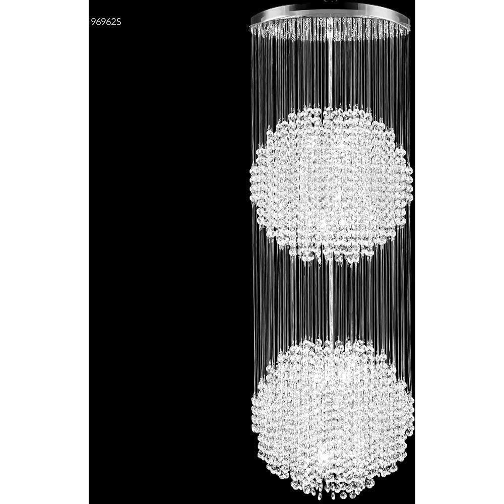 Continental Fashion 12 Light Silver Chandelier Ceiling Light