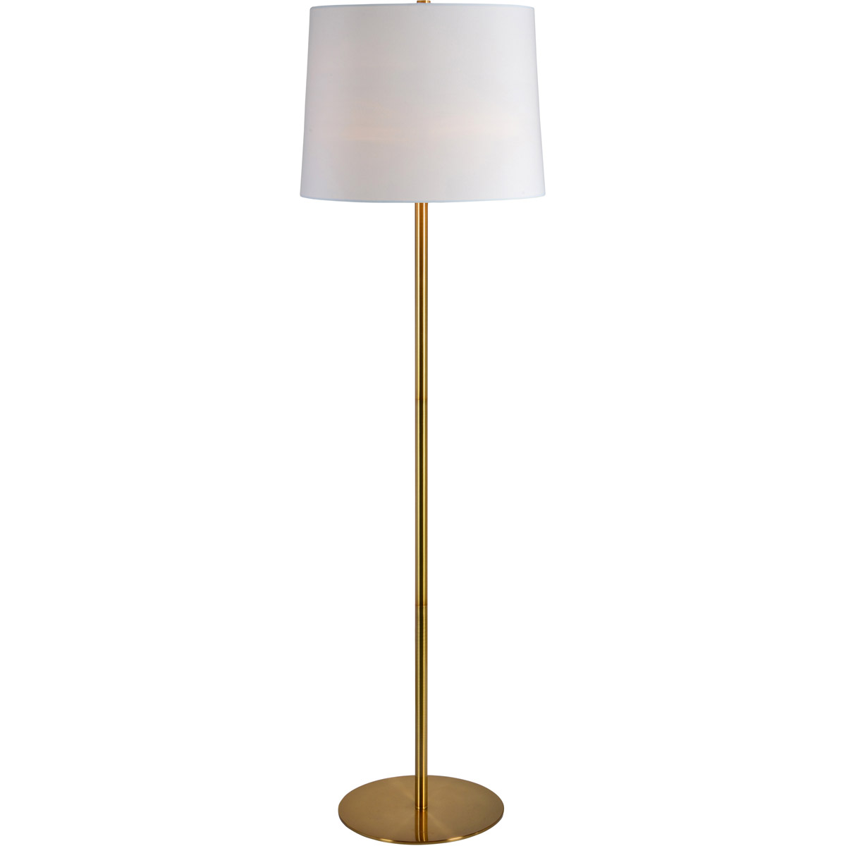Radison 60 inch 100 watt Antique Brass Floor Lamp Portable Light, Small