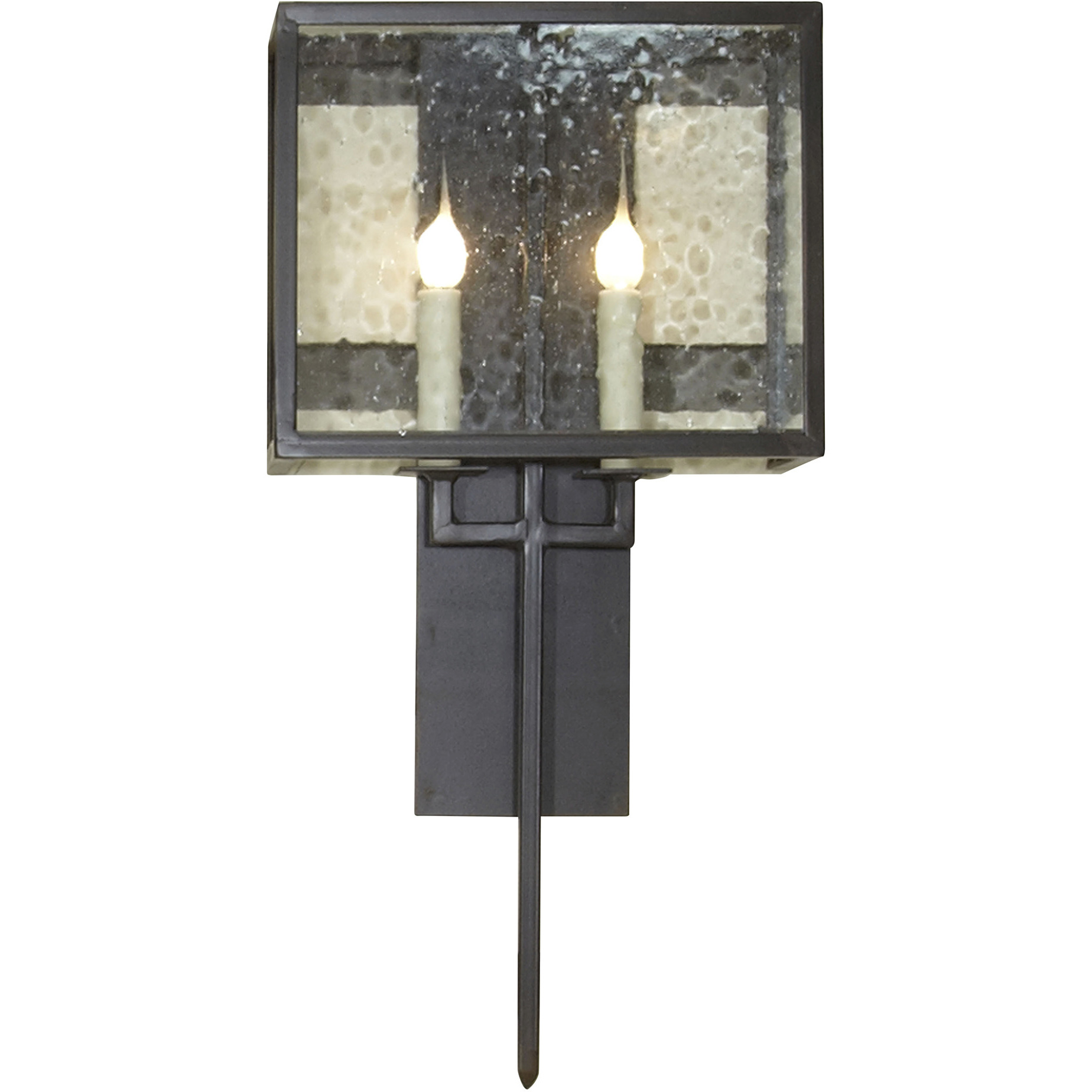 Hill Country 2 Light Darkened Bronze Wall Sconce Wall Light