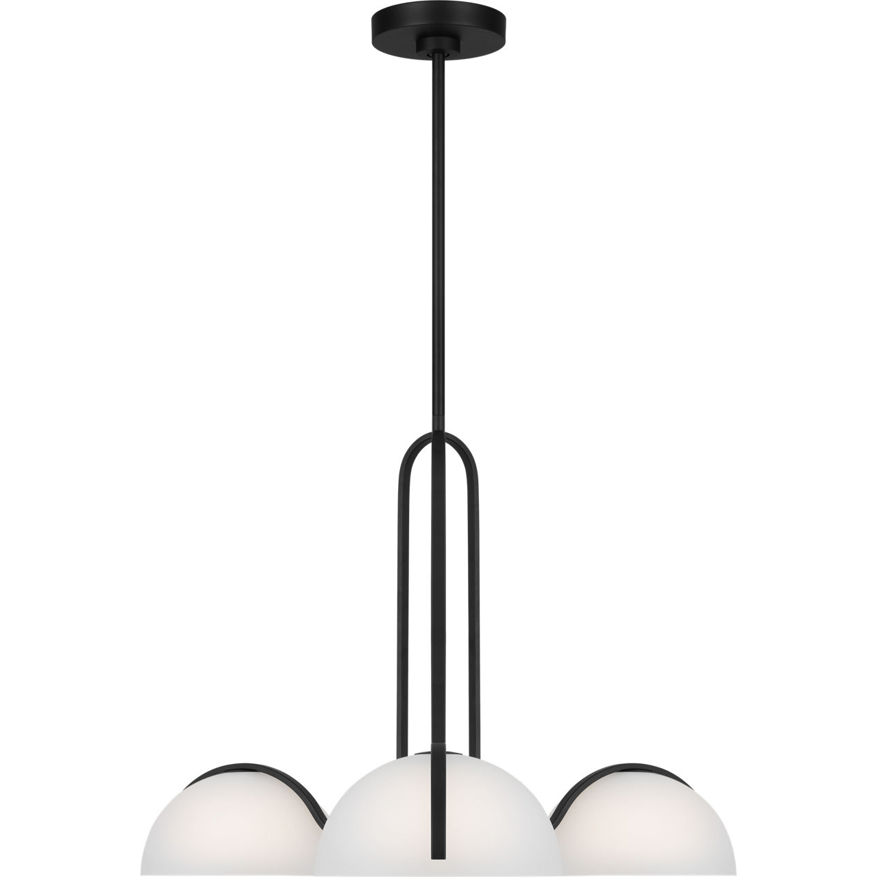Kelly by Kelly Wearstler Nido 3 Light 26 inch Midnight Black Chandelier Ceiling Light