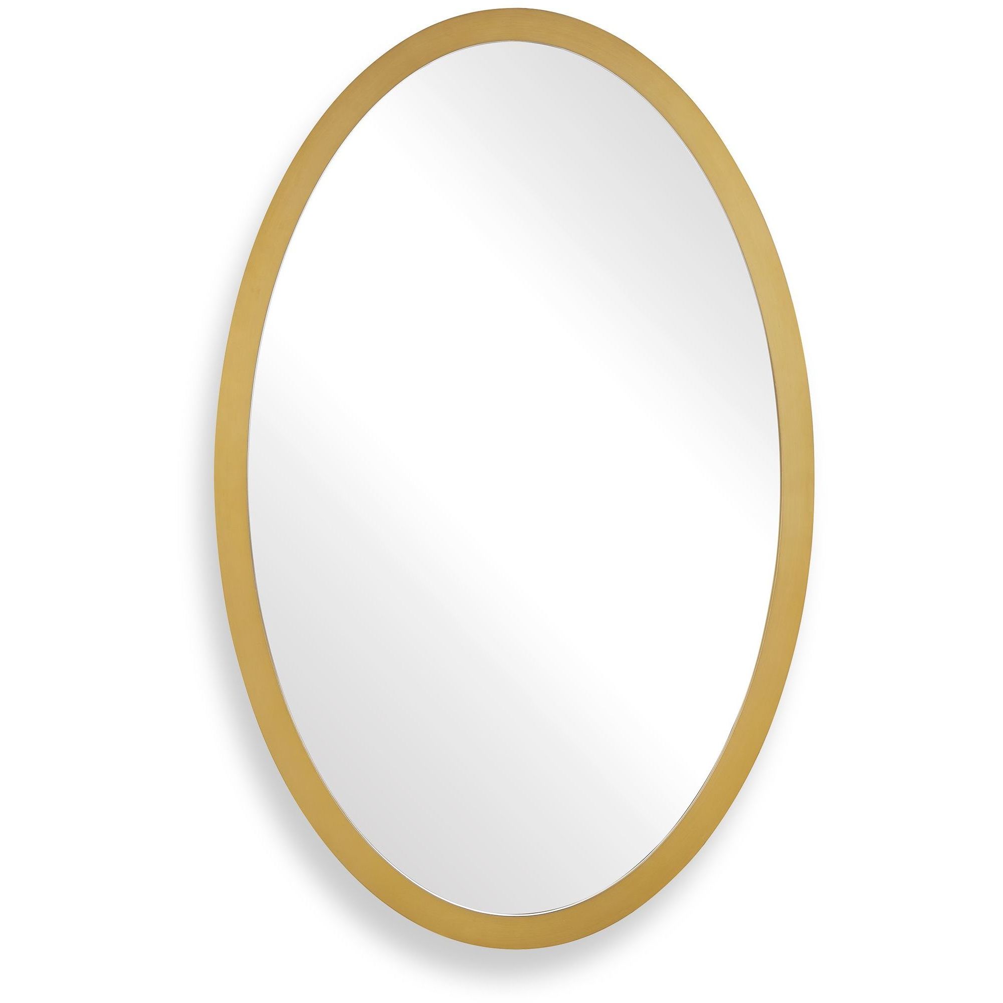 Elstree 42 X 27 inch Antique Brass Mirror