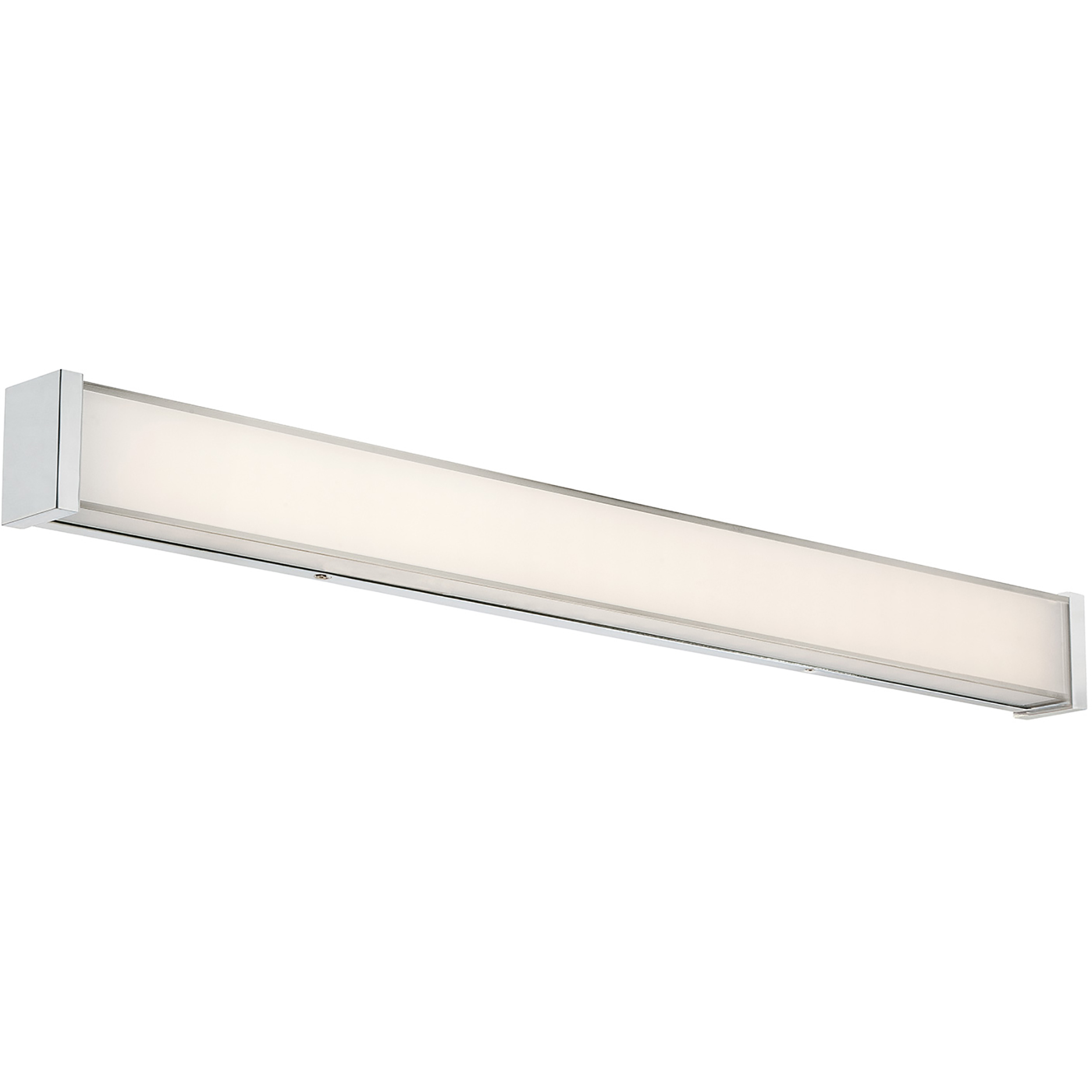 Svelte LED 34.5 inch Chrome Bath Vanity & Wall Light in 3000K, dweLED