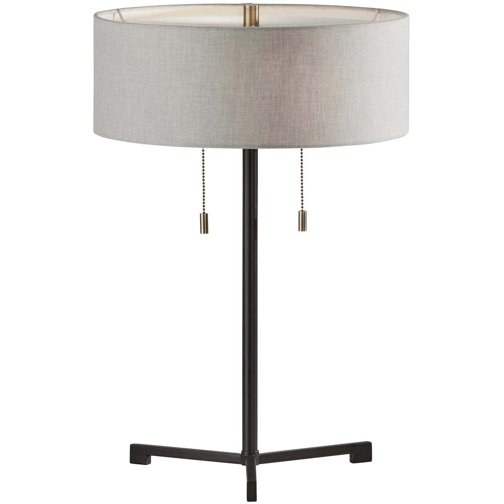 Wesley 22 inch 60.00 watt Black Table Lamp Portable Light
