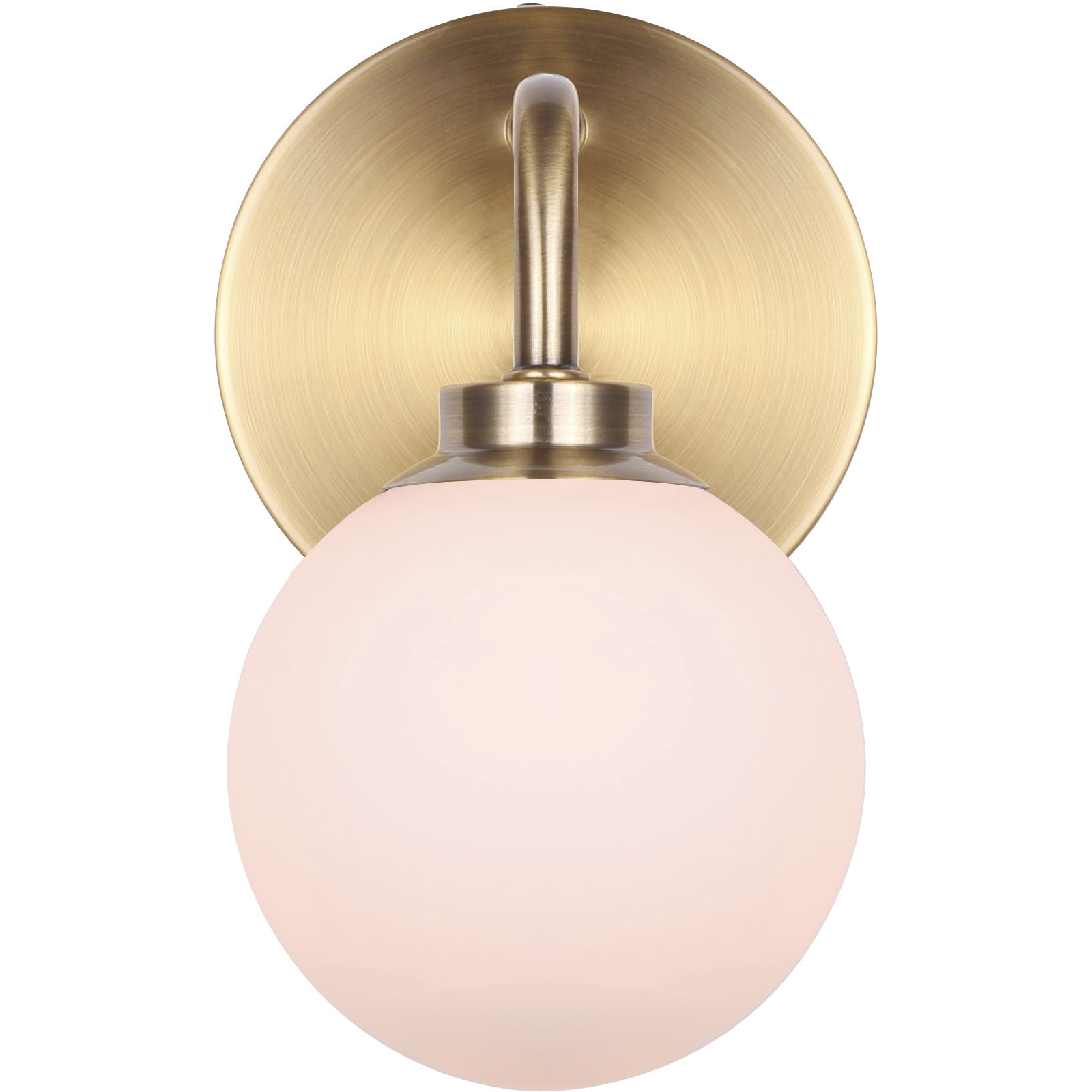 Asher 1 Light 5 inch Gold Wall Fixture Wall Light