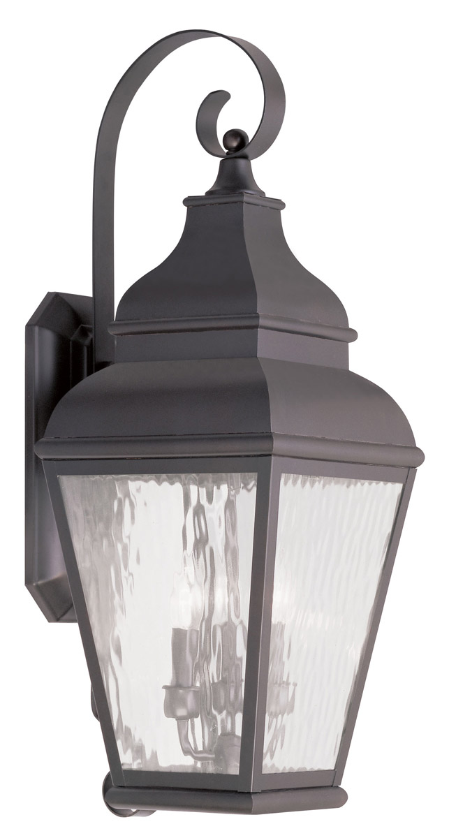 Exeter 3 Light 28 inch Bronze Large Outdoor Wall Lantern