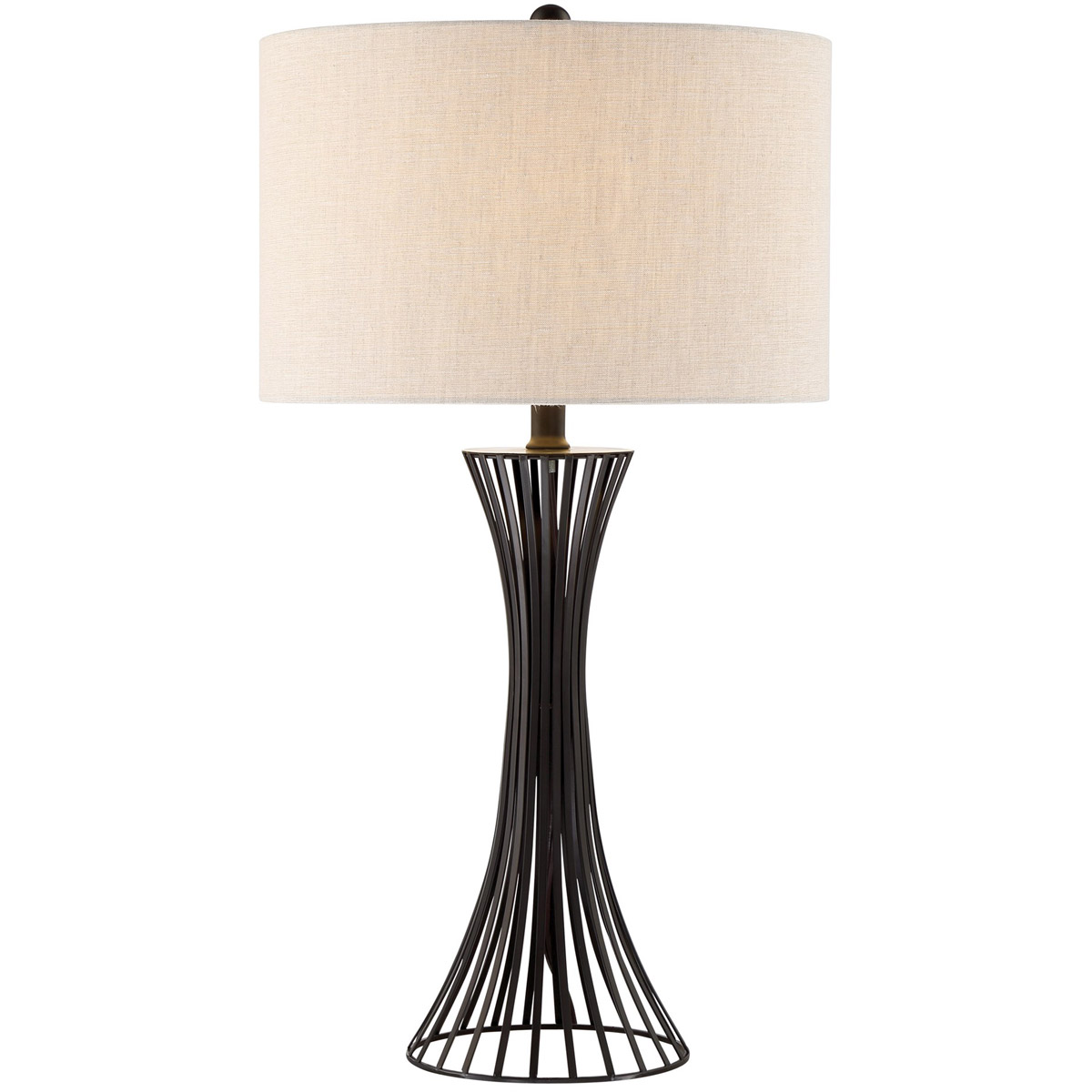 Efton 30 inch 150.00 watt Matte Black Table Lamp Portable Light