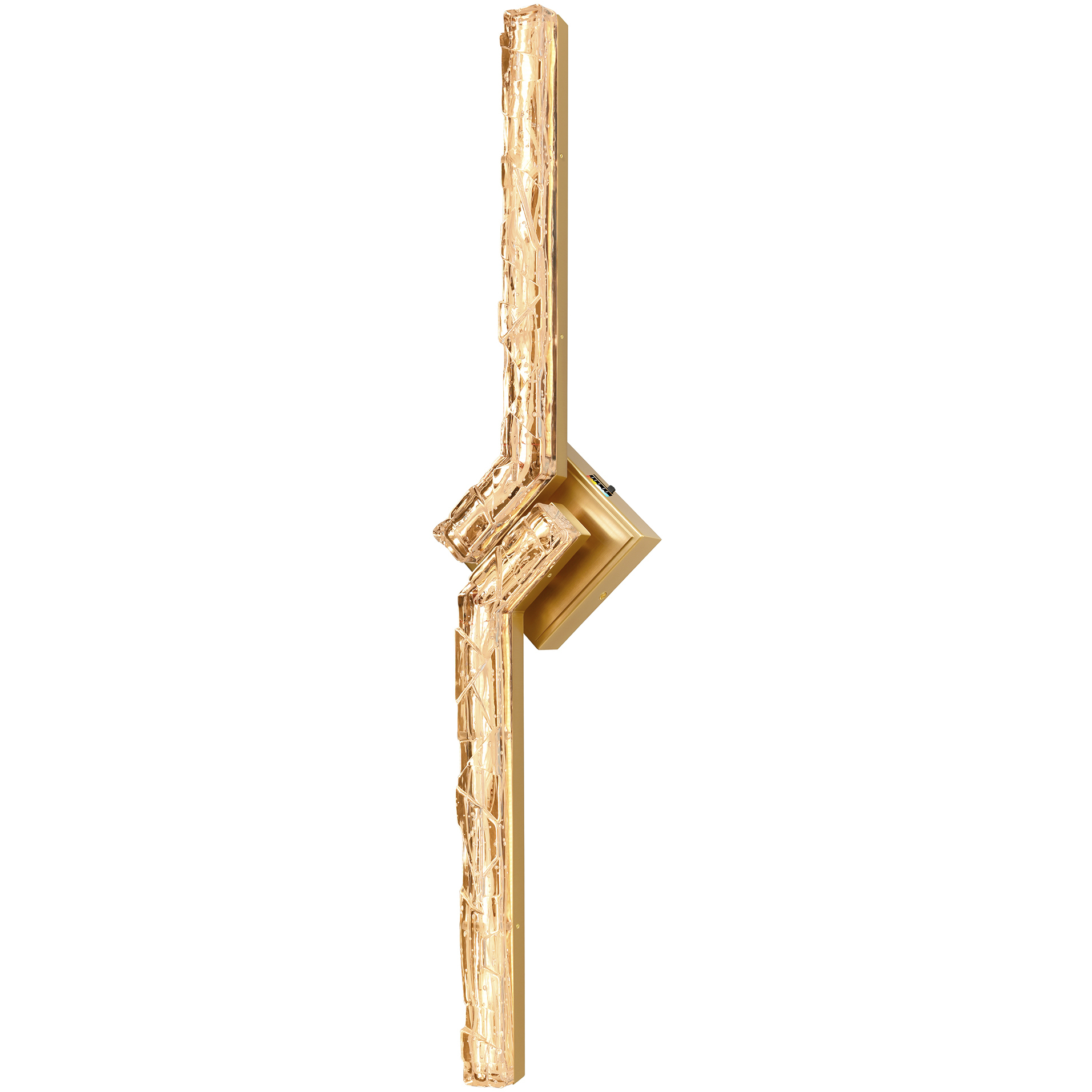 Contour LED 7.2 inch Brass Vanity Light Wall Light
