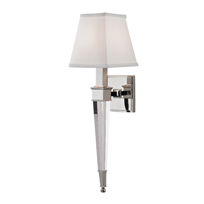 Ruskin 1 Light 5.75 inch Polished Nickel Wall Sconce Wall Light