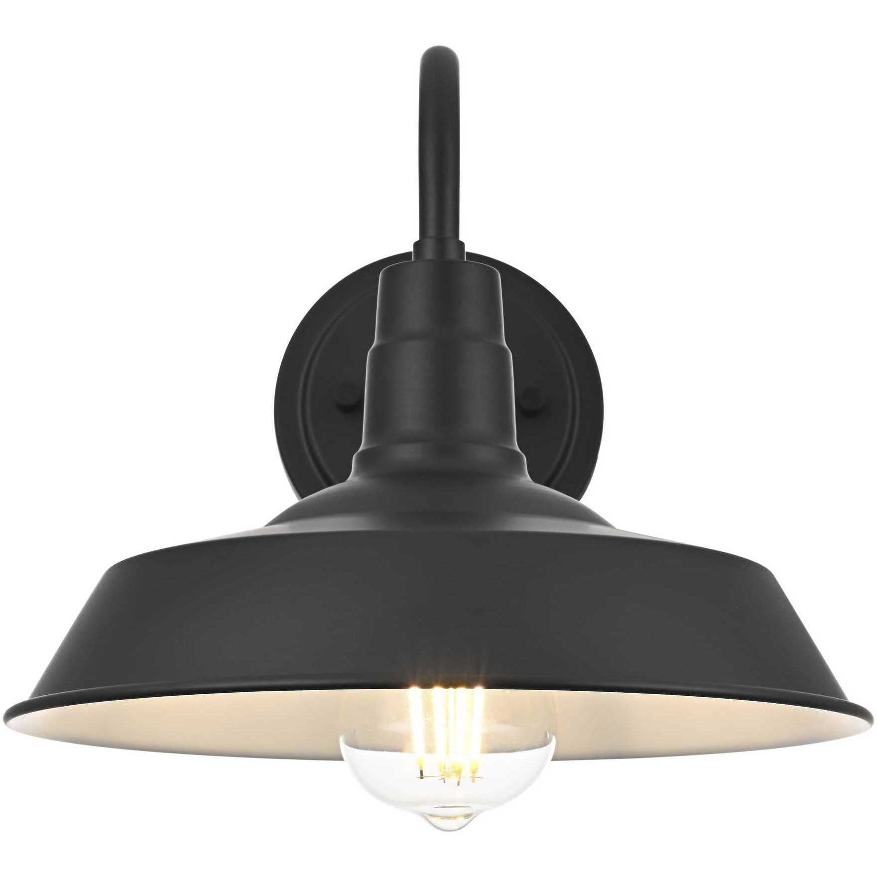 Franco 1 Light 9 inch Black Outdoor Wall Sconce