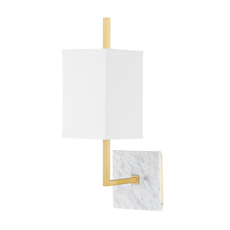 Mikaela 1 Light 5 inch Aged Brass Wall Sconce Wall Light