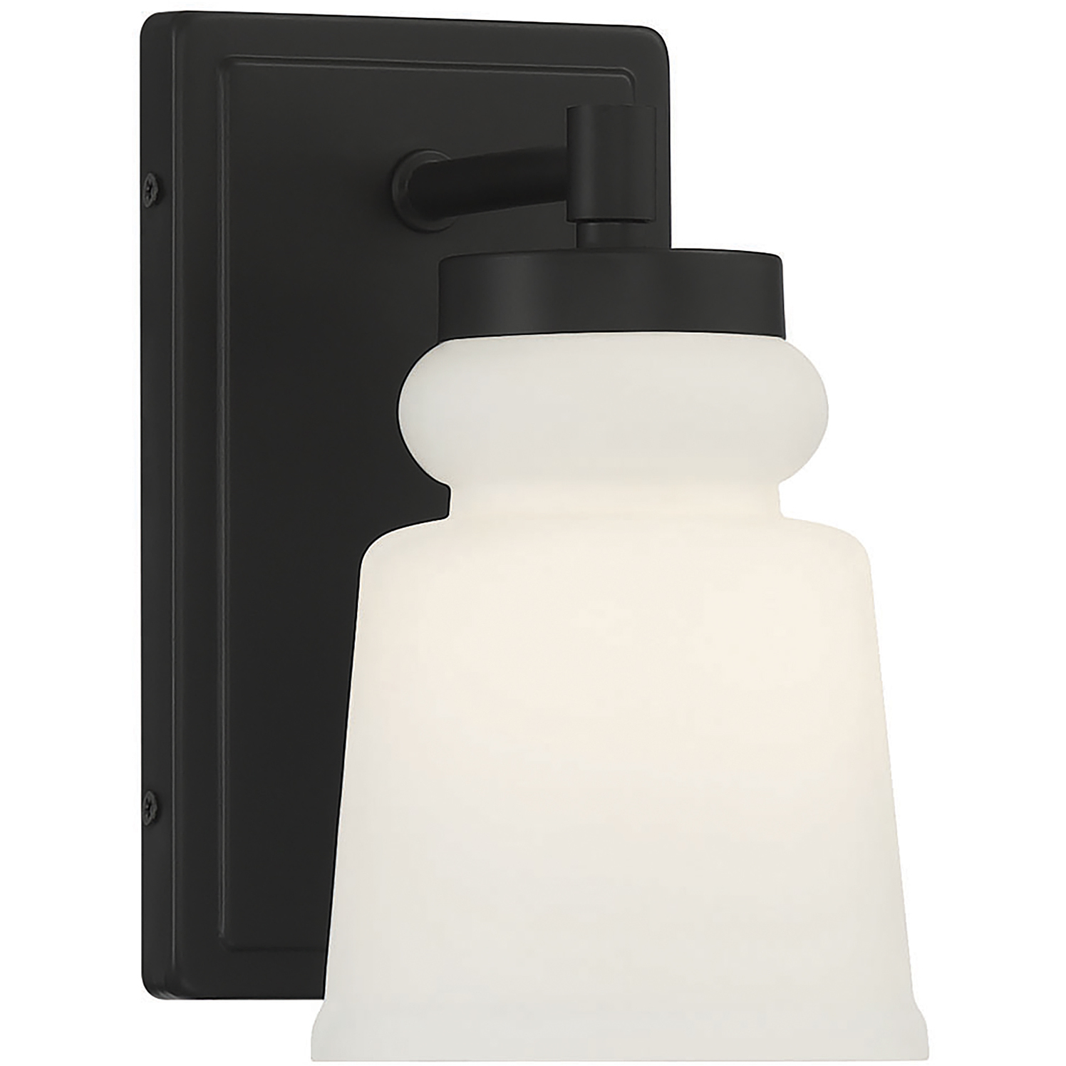Vintage 1 Light 5 inch Matte Black Wall Sconce Wall Light