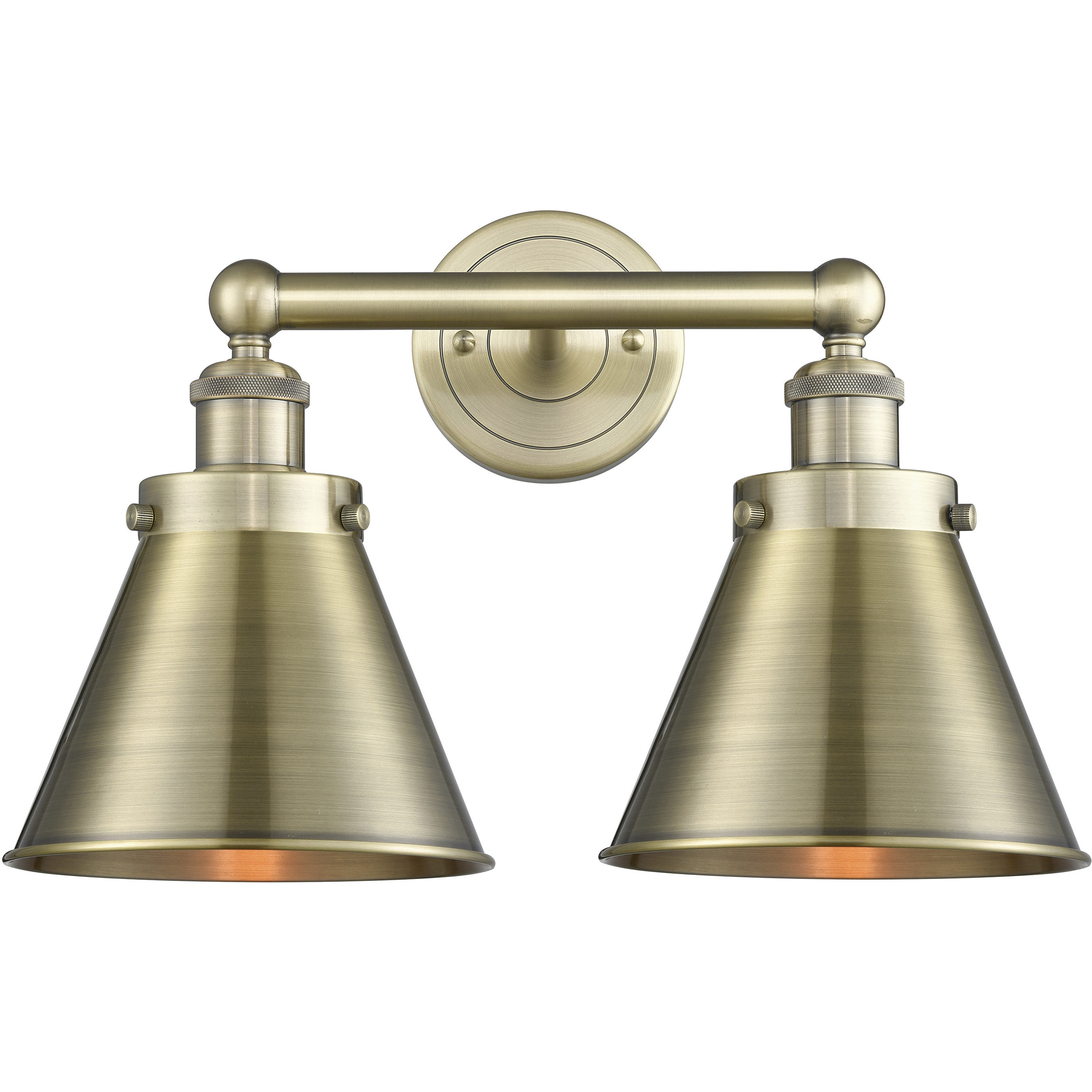 Appalachian 2 Light 17 inch Antique Brass Bath Vanity Light Wall Light