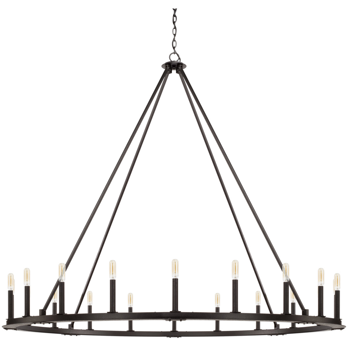 Capital Lighting 4913BI Pearson 20 Light 60 inch Black Iron