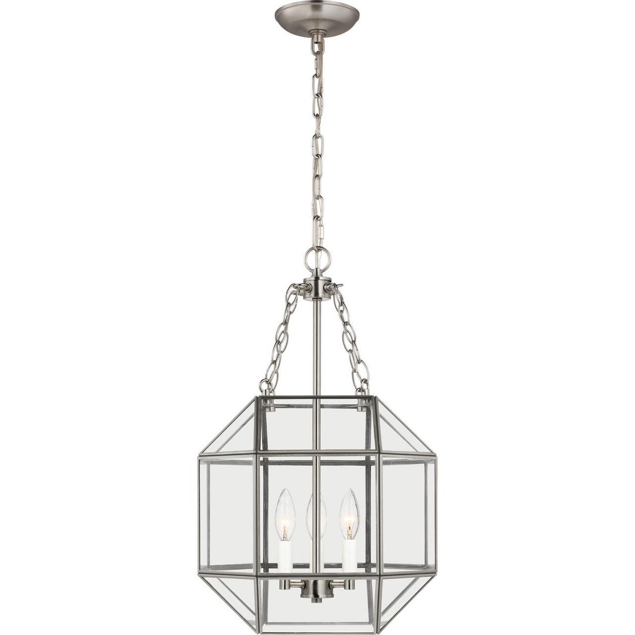 Suzanne Kasler Morrison 3 Light 13.5 inch Brushed Nickel Pendant Ceiling Light