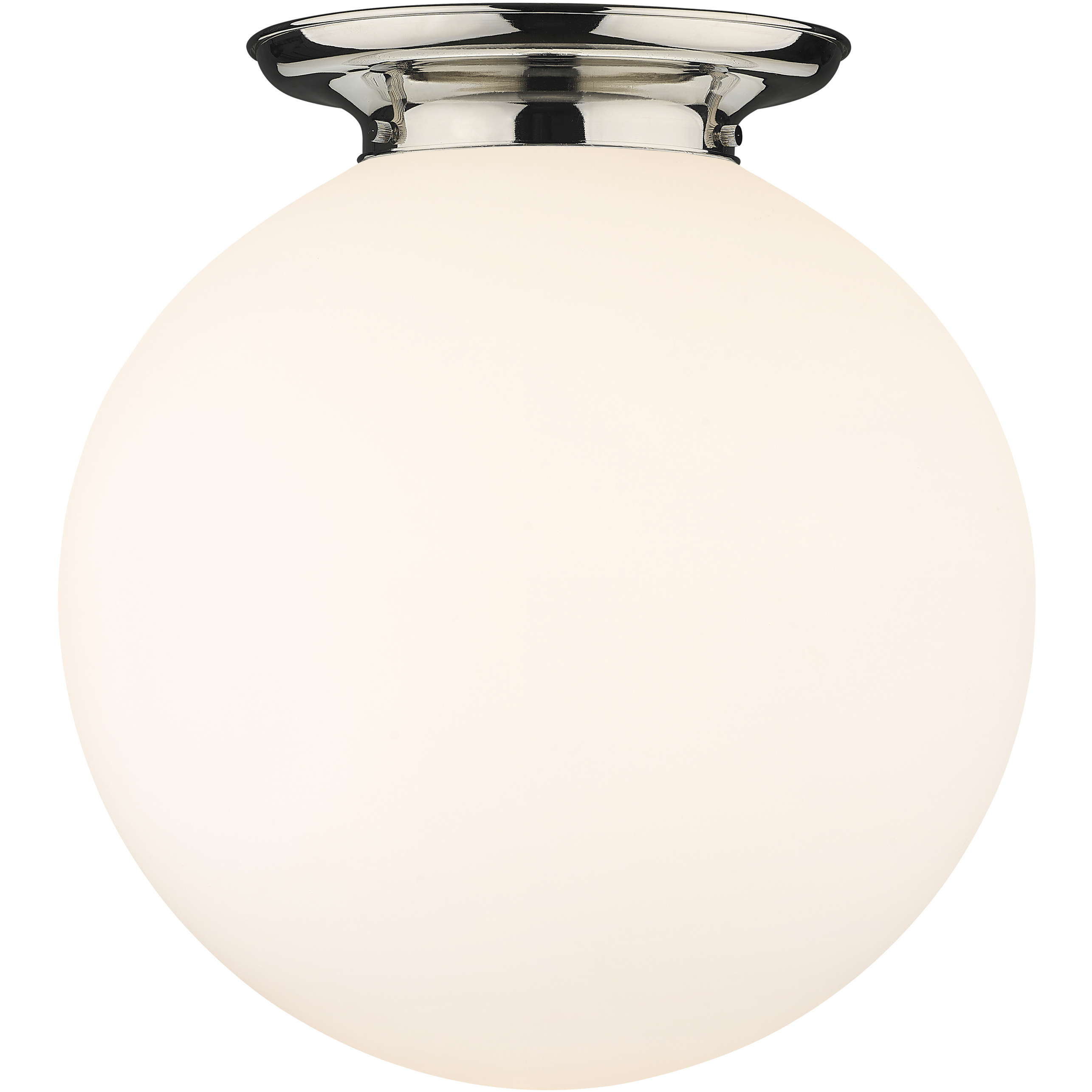 Beacon 1 Light 17.75 inch Polished Nickel Flush Mount Ceiling Light