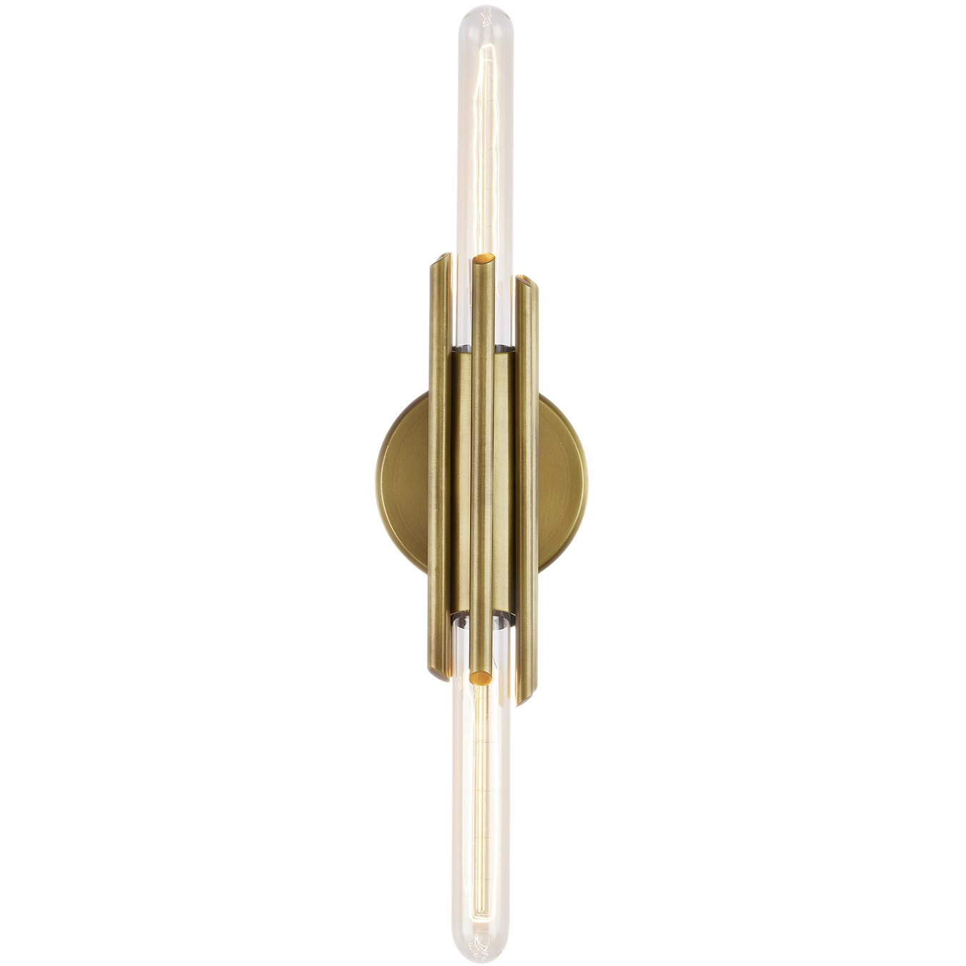 Torres 2 Light 2.25 inch Vintage Brass Wall/Ceiling Light Wall Light