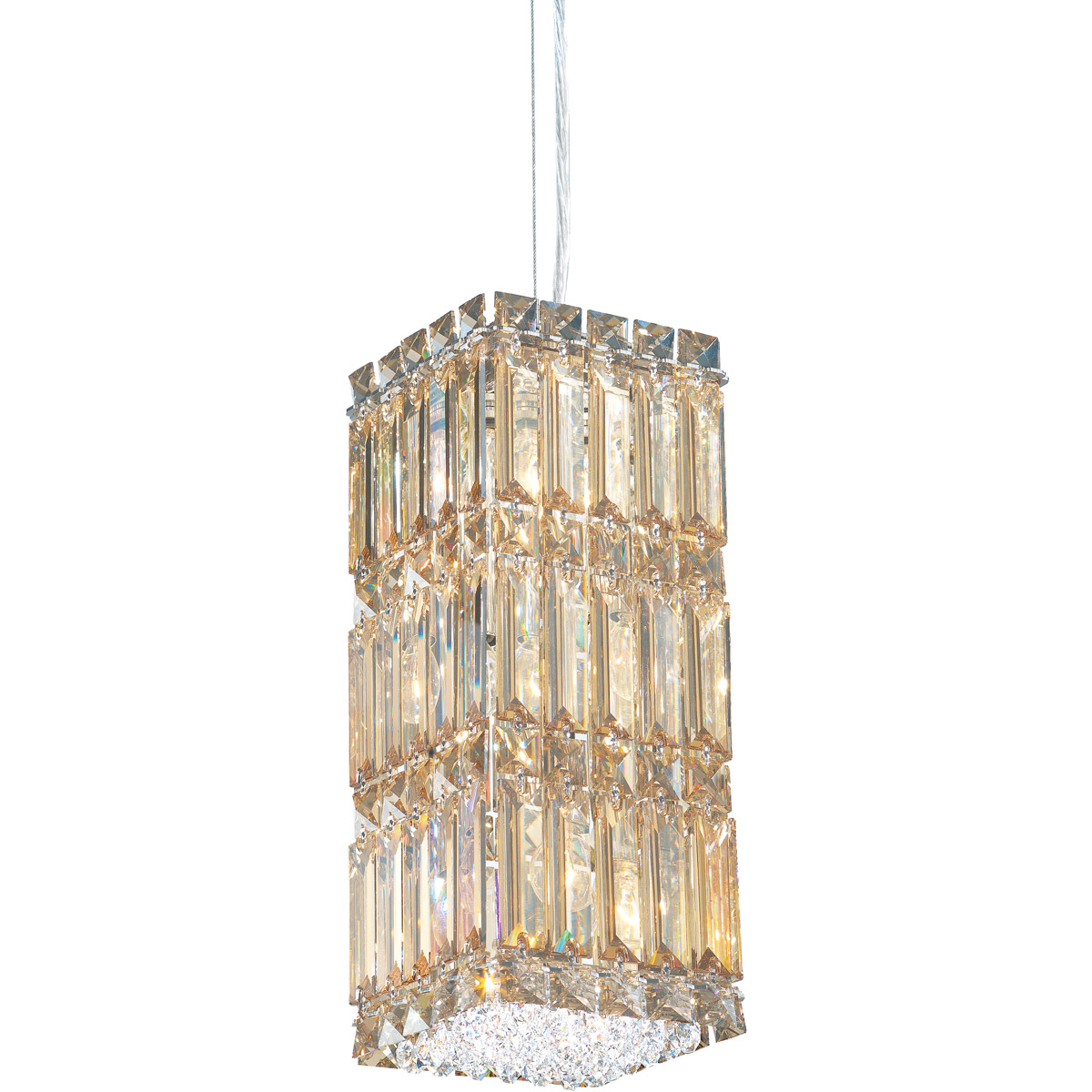 Quantum 6 Light 5.5 inch Stainless Steel Mini Pendant Ceiling Light in Radiance