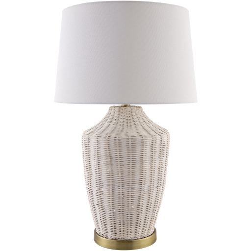 Isola 27.5 inch 150 watt Plated and Natural Accent Table Lamp Portable Light