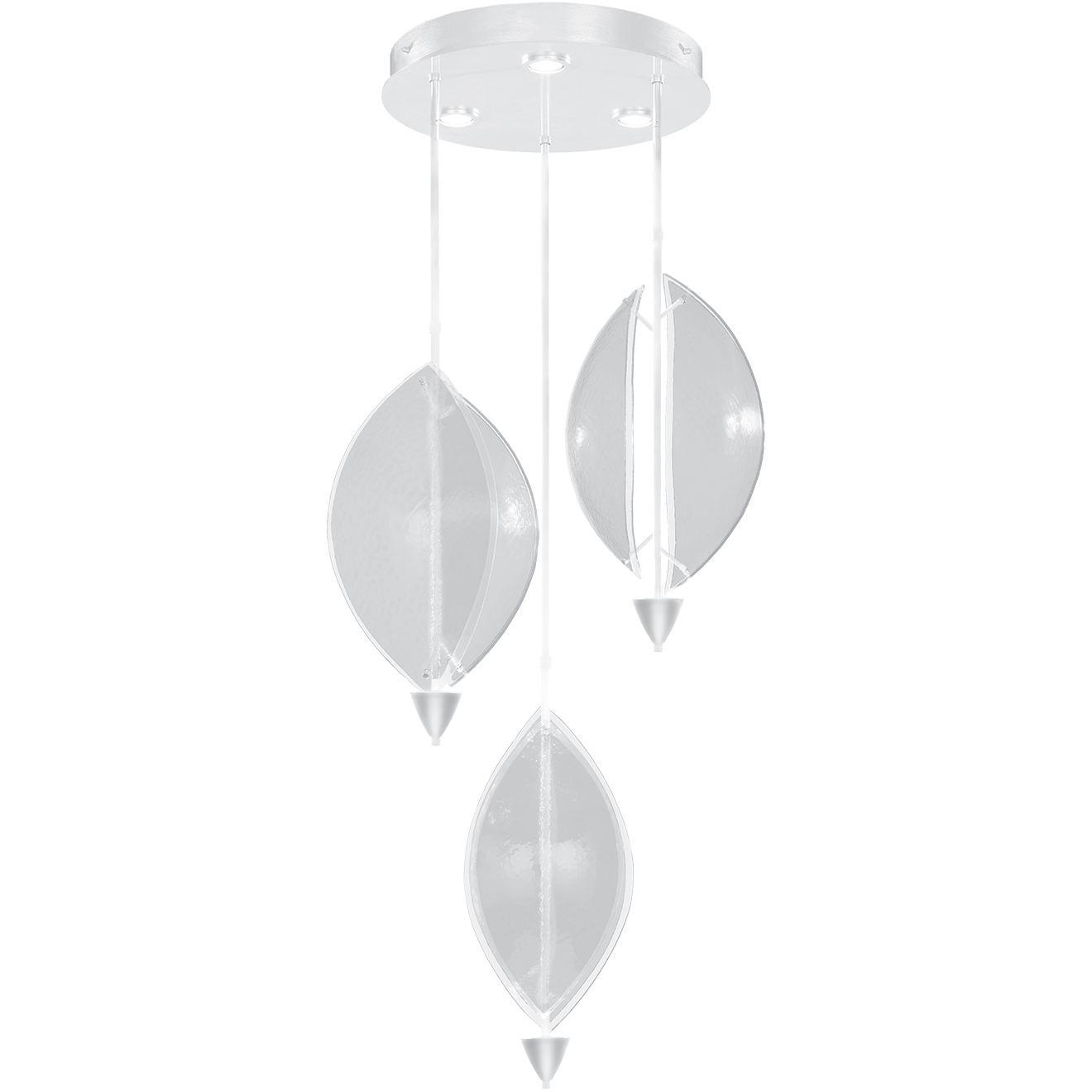 Embark 6 Light 28.5 inch White Pendant Ceiling Light