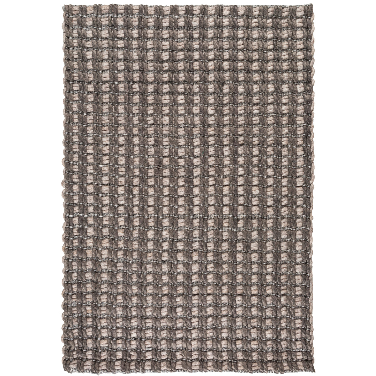 Yukon 36 X 24 inch Black and Gray Area Rug, Wool