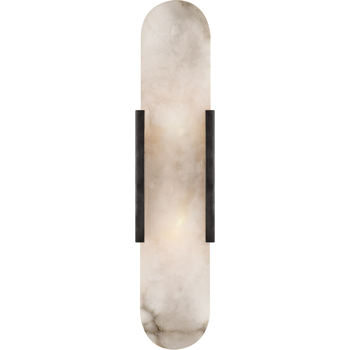 Visual Comfort Signature Collection | Visual Comfort KW2013BZ-ALB Kelly  Wearstler Melange LED 4.25 inch Bronze Sconce Wall Light