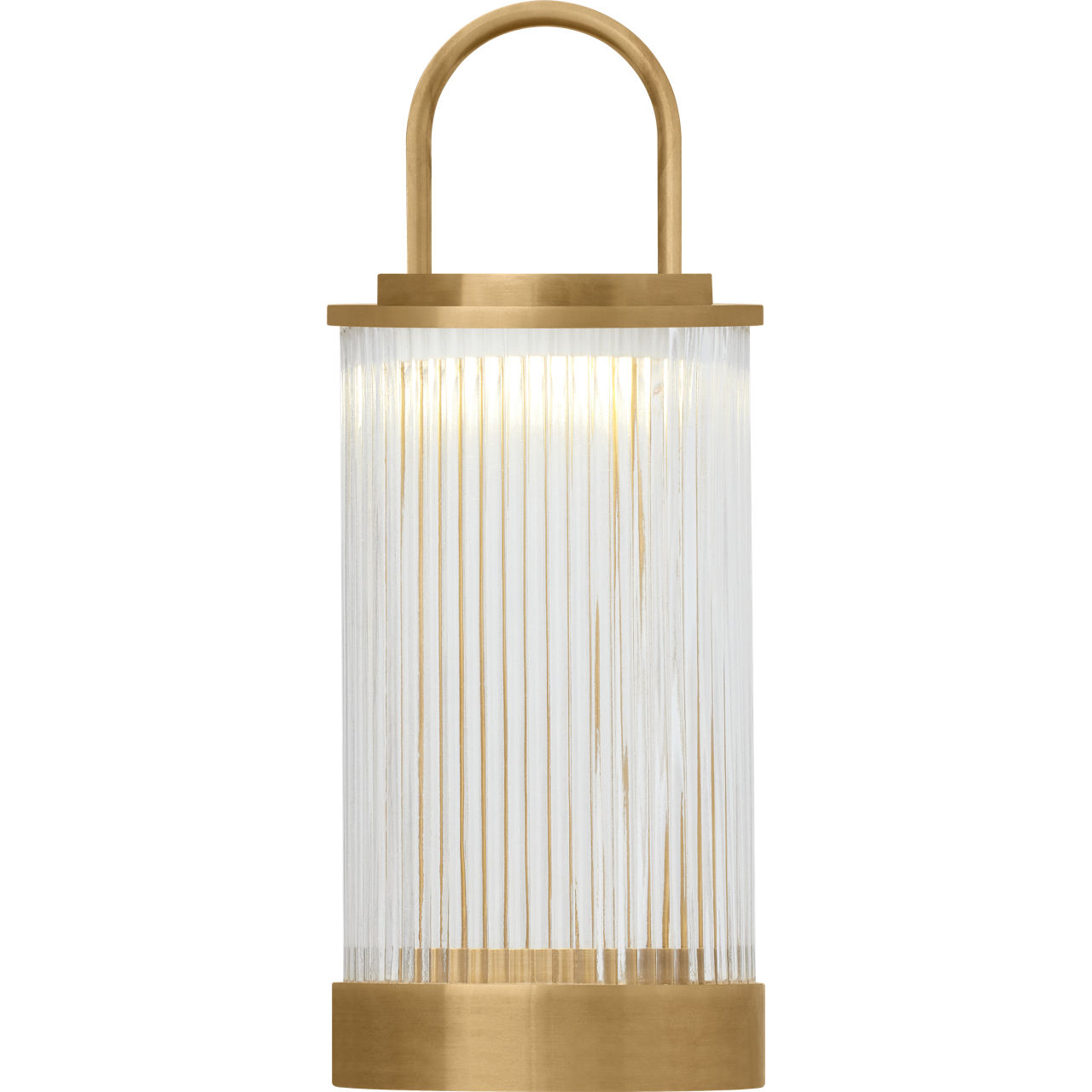 Sean Lavin Tawa 11 inch 2.2 watt Natural Brass Outdoor Rechargeable Table Lamp