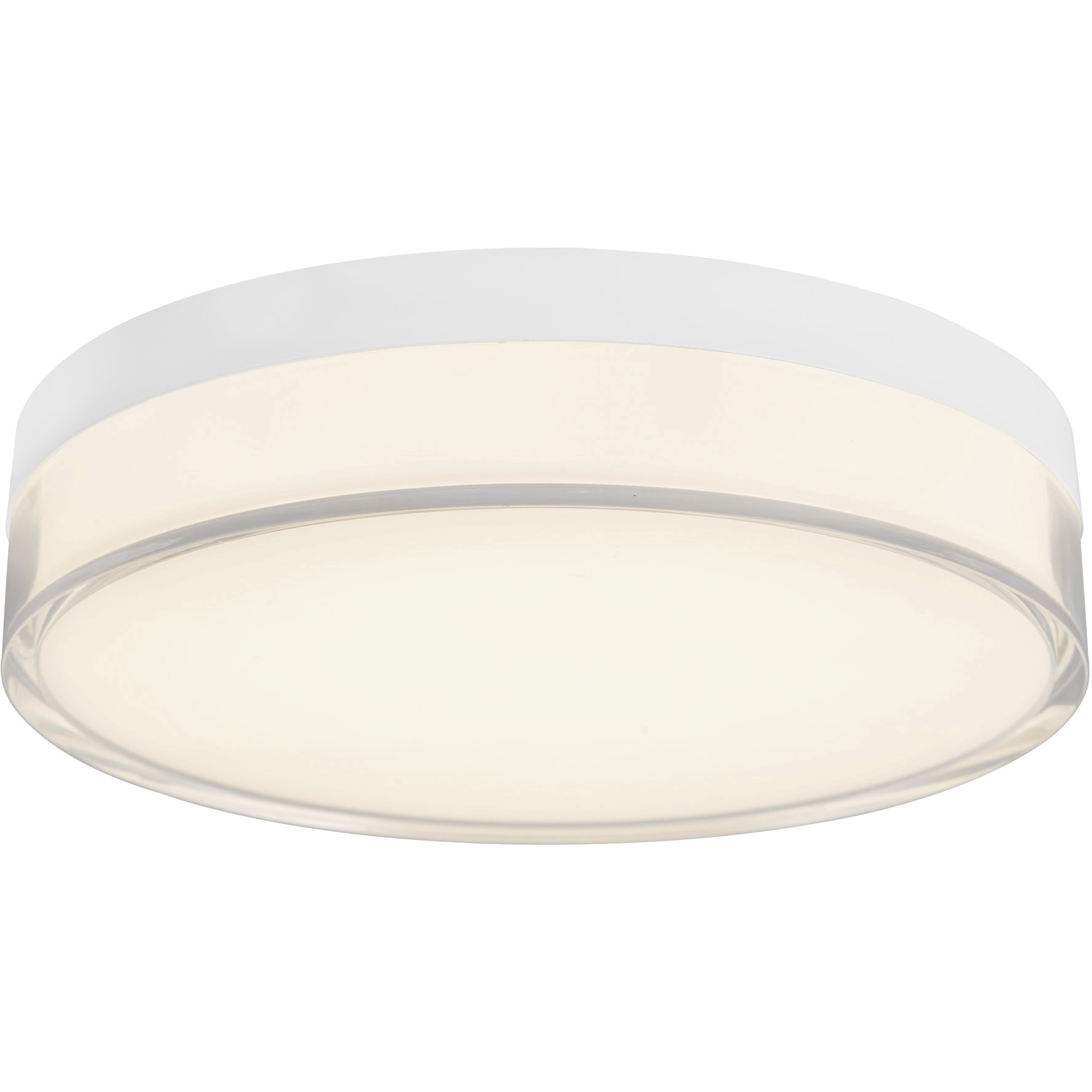 Quara 7 inch White Flush Mount Ceiling Light