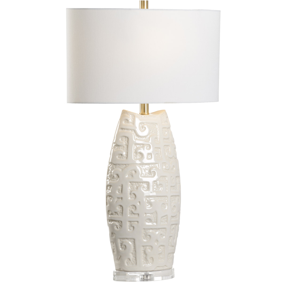 Wildwood 30.5 inch 100 watt Cream Table Lamp Portable Light