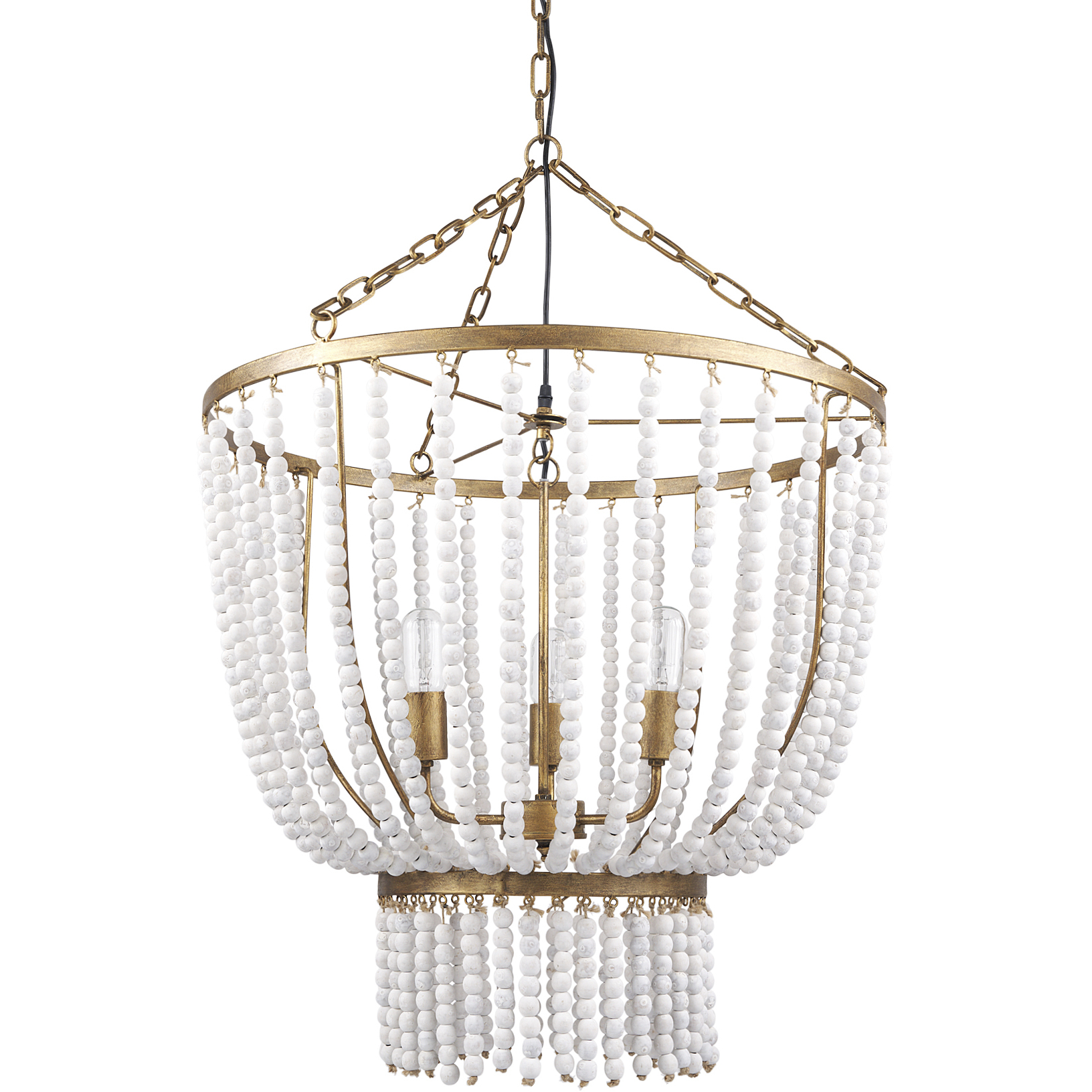 Rhone 26.38 inch Gold Chandelier Ceiling Light