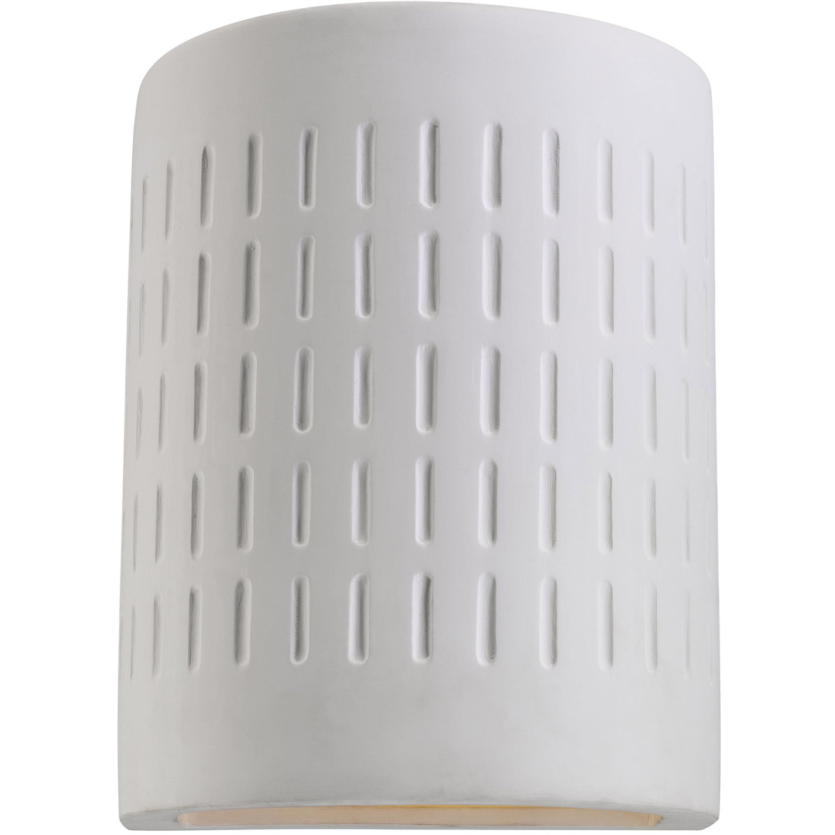 Paintable Ceramic Sconces 1 Light 10 inch Unfinished Ceramic Outdoor Wall Lantern