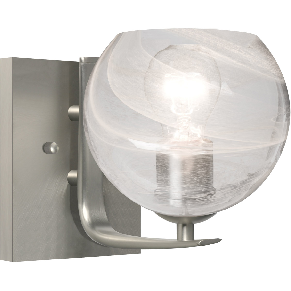 Jilly 1 Light 7 inch Satin Nickel Vanity Light Wall Light