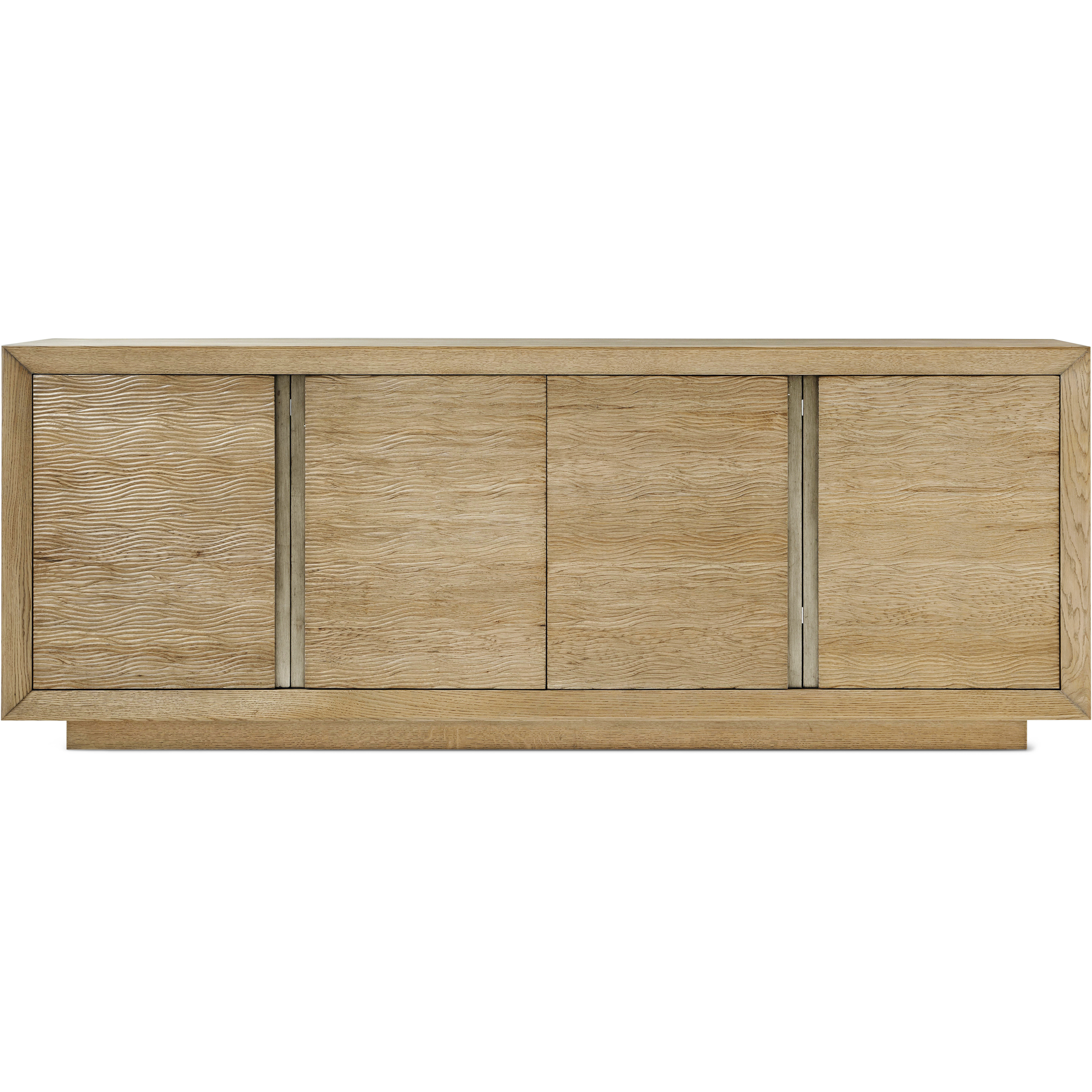 Essence 90.25 inch Blonde Media Cabinet, Wooden