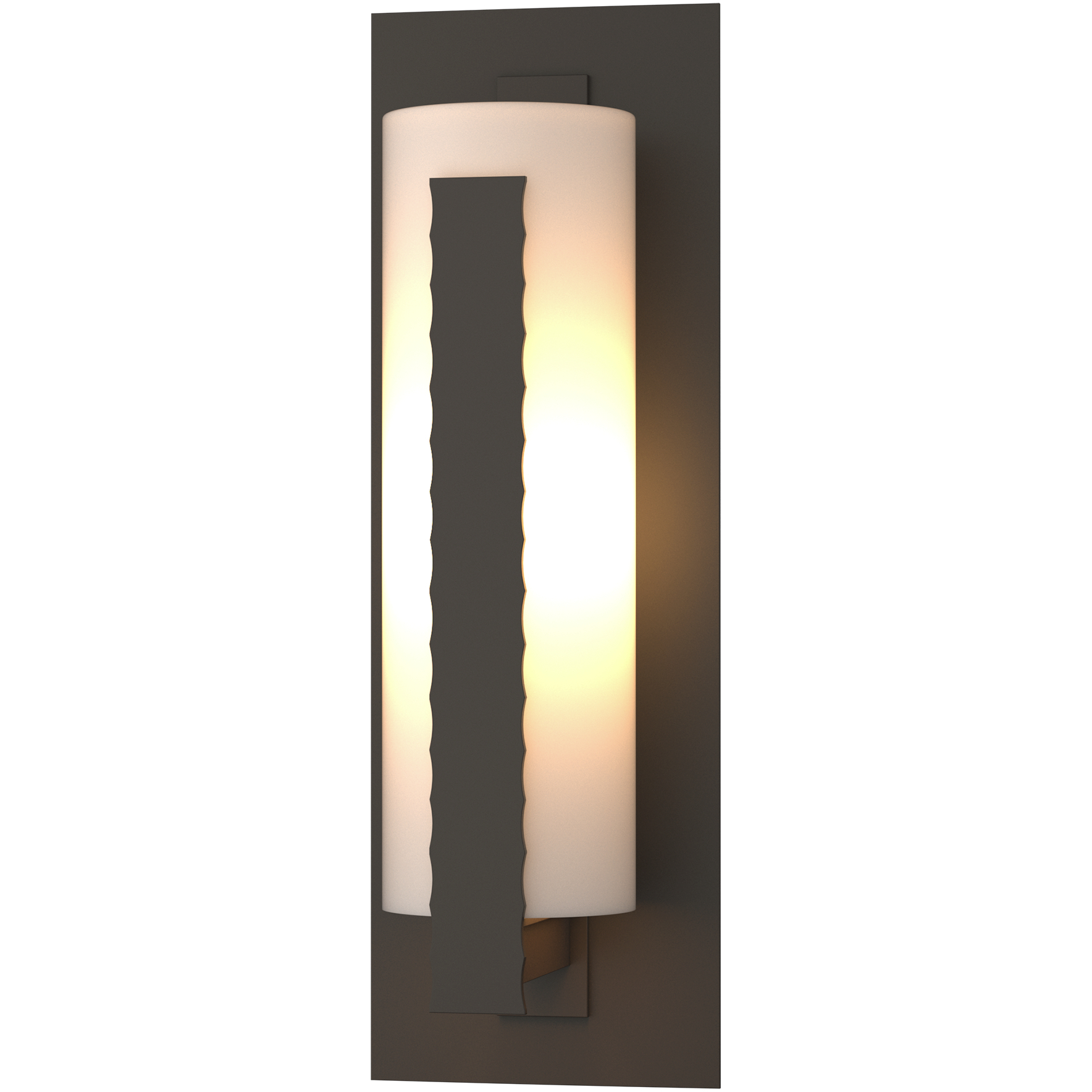 Forged Vertical Bars 1 Light 23.5 inch Coastal Dark Smoke Outdoor Sconce, Large
