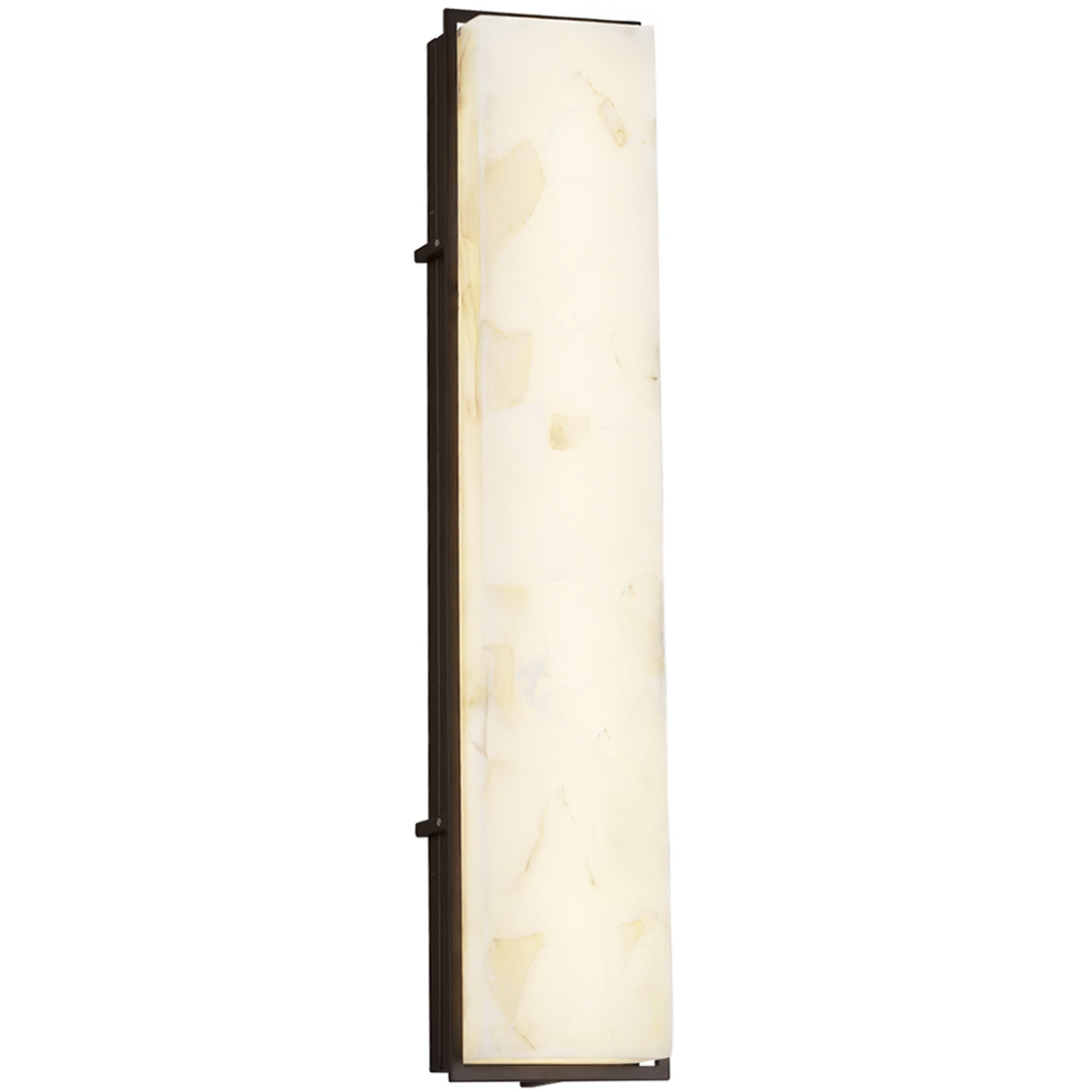 Alabaster Rocks Avalon Wall Sconce Wall Light in Dark Bronze