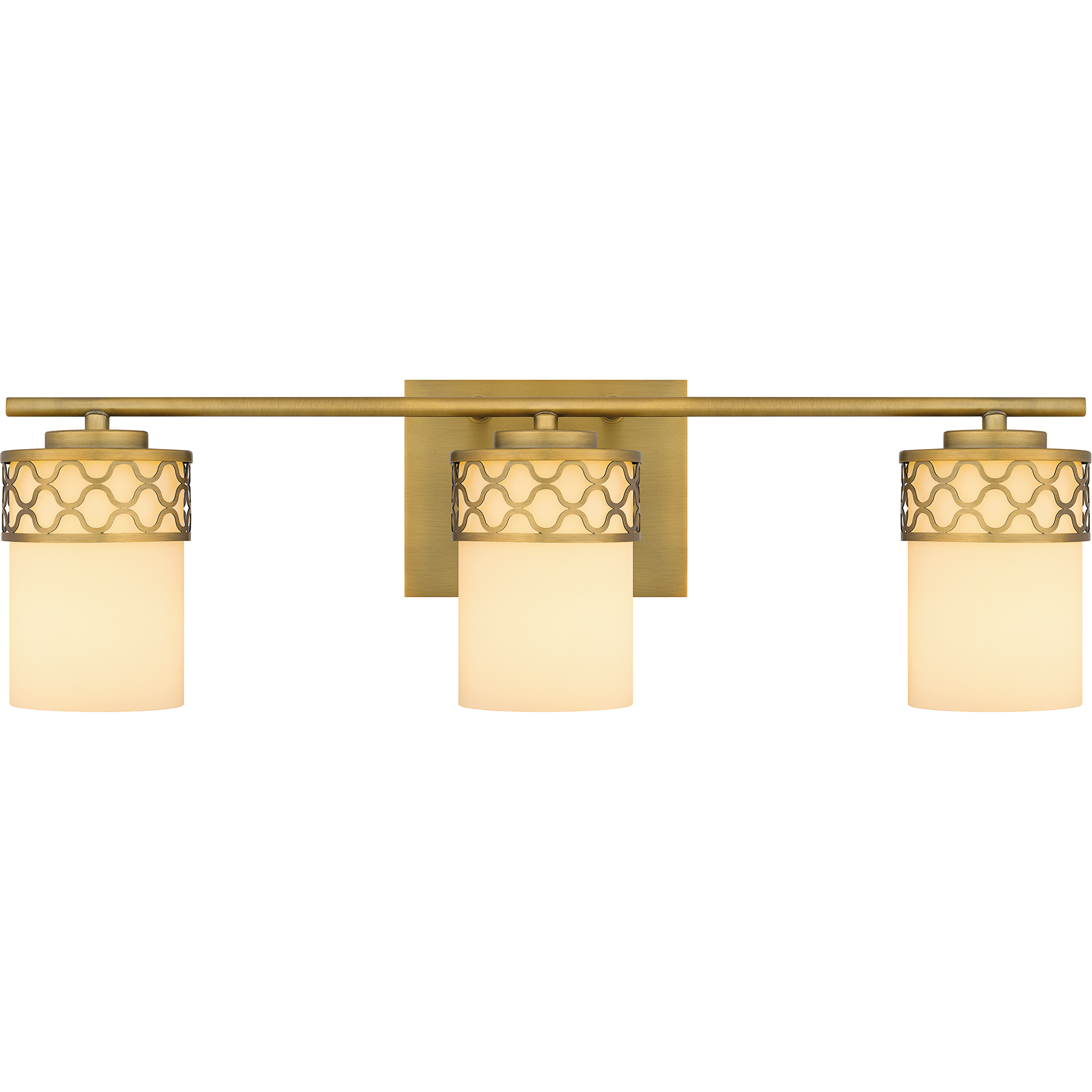 Tenley 3 Light 24.25 inch Aged Brass Bath Light Wall Light, Large