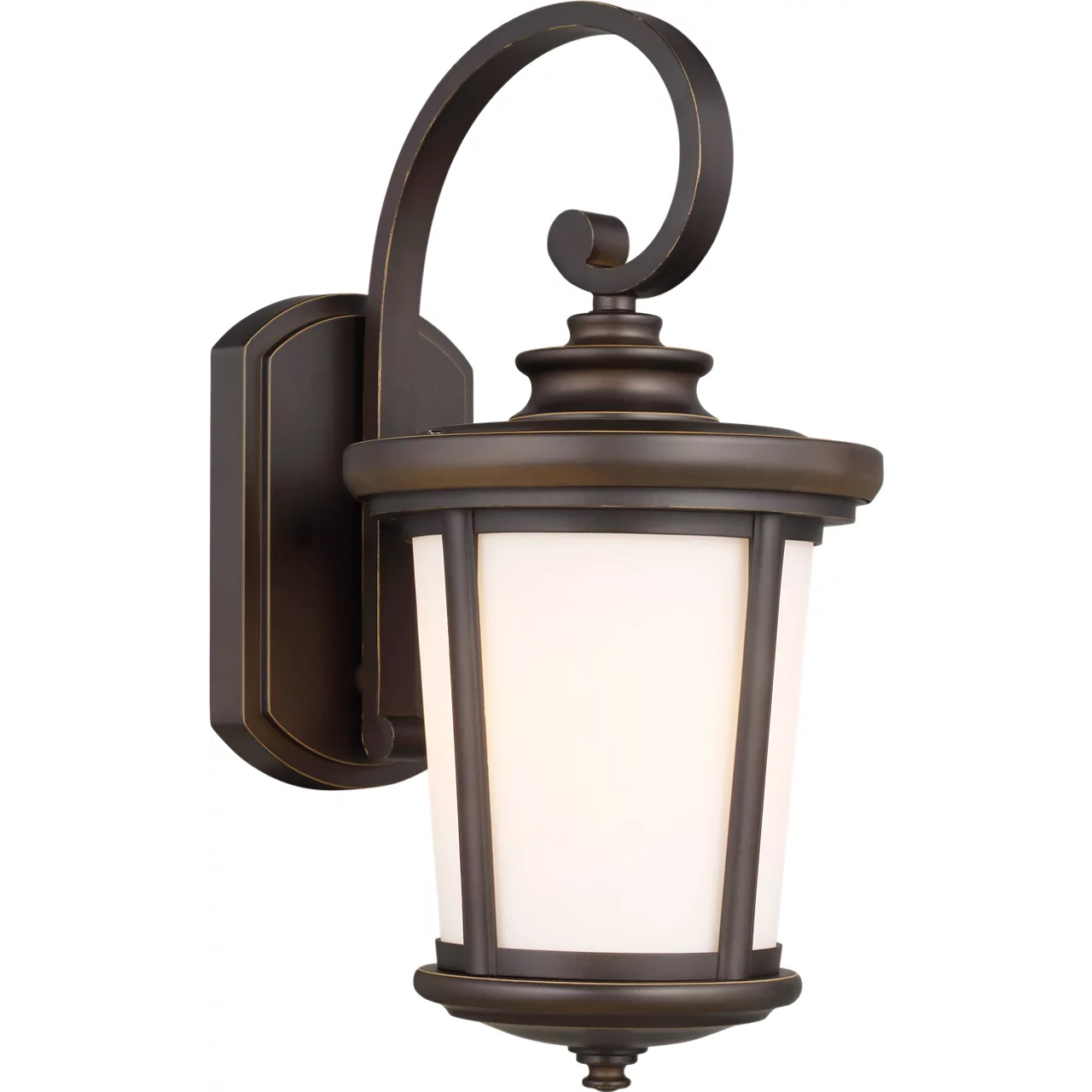 Eddington 1 Light 16.13 inch Antique Bronze Outdoor Wall Lantern, Medium