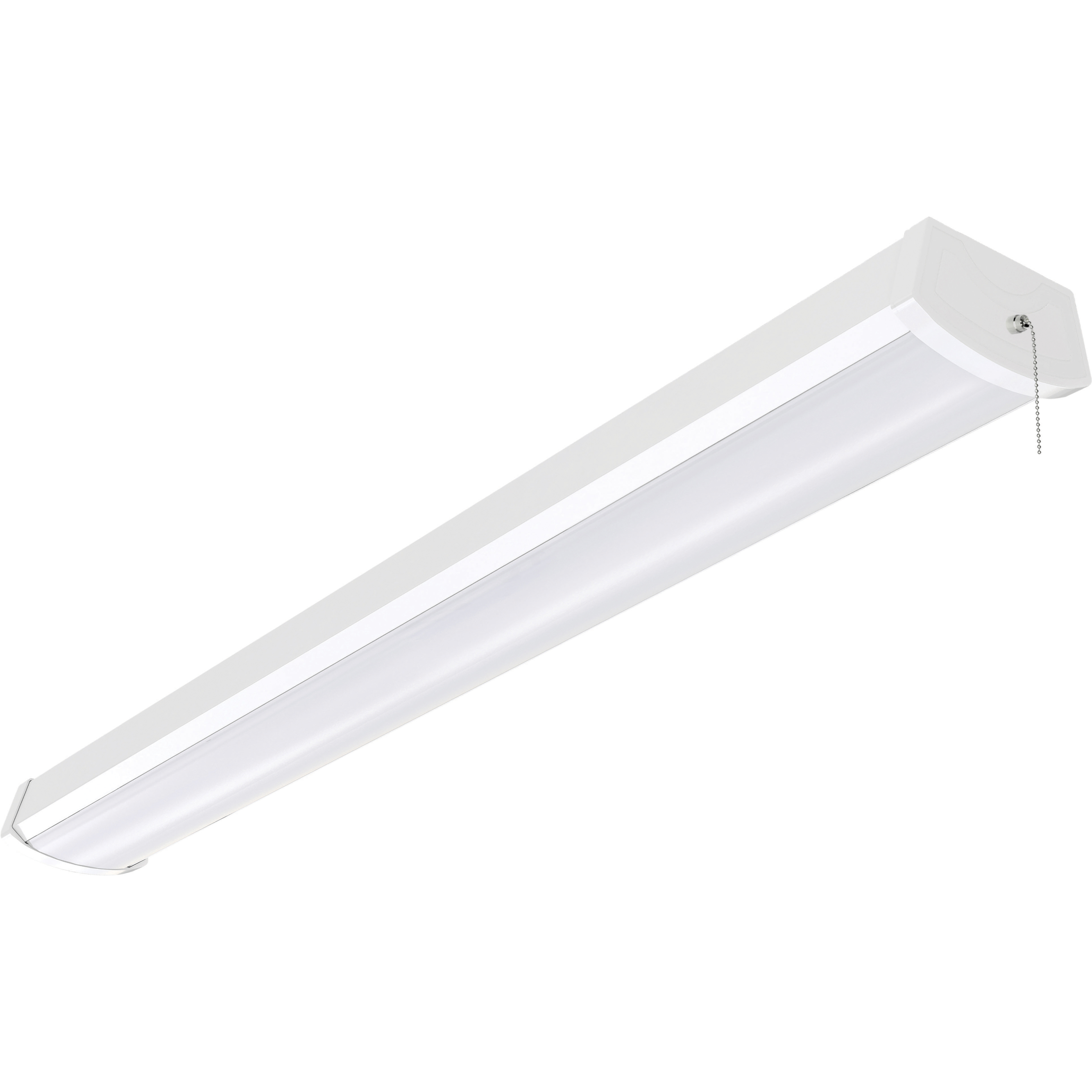 Brentwood LED 5.5 inch White Ceiling Wrap Ceiling Light, with Pull Chain