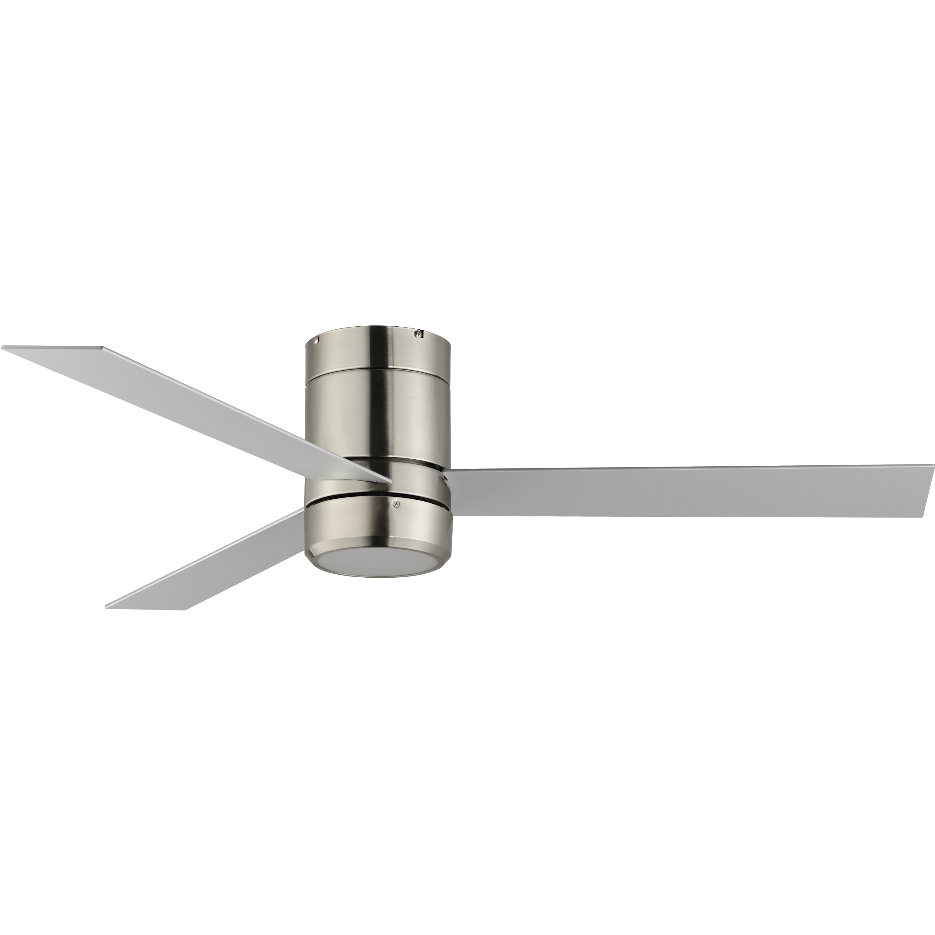 Tanker 52 inch Satin Nickel Ceiling Fan with Light Kit, Outdoor Ceiling Fan